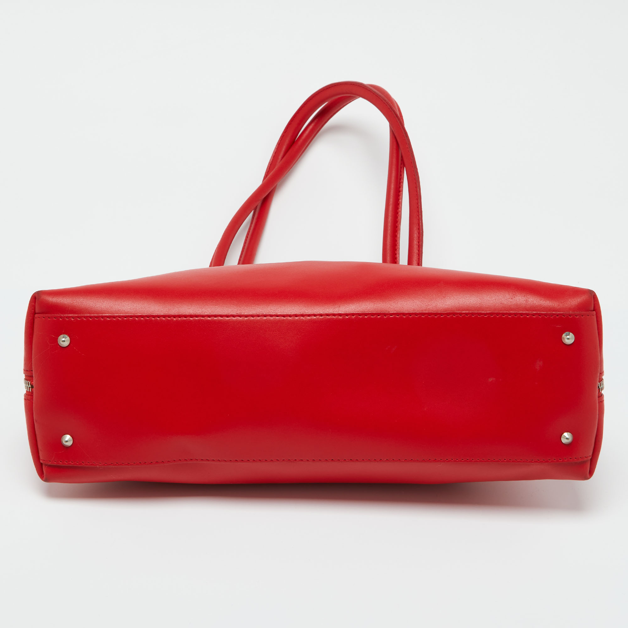 Furla Red Leather Shoulder Bag