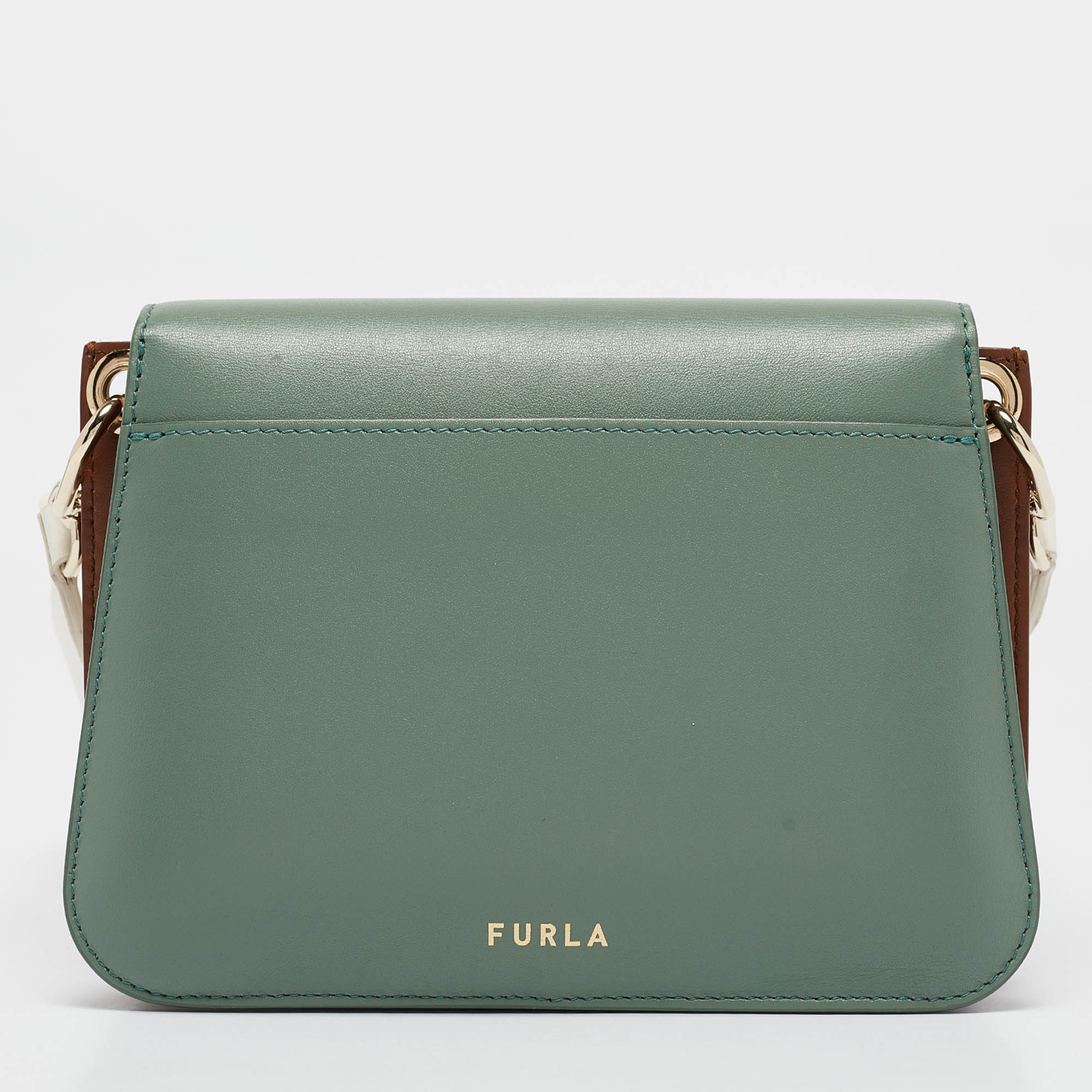 Furla Multicolor Leather Gemma Shoulder Bag