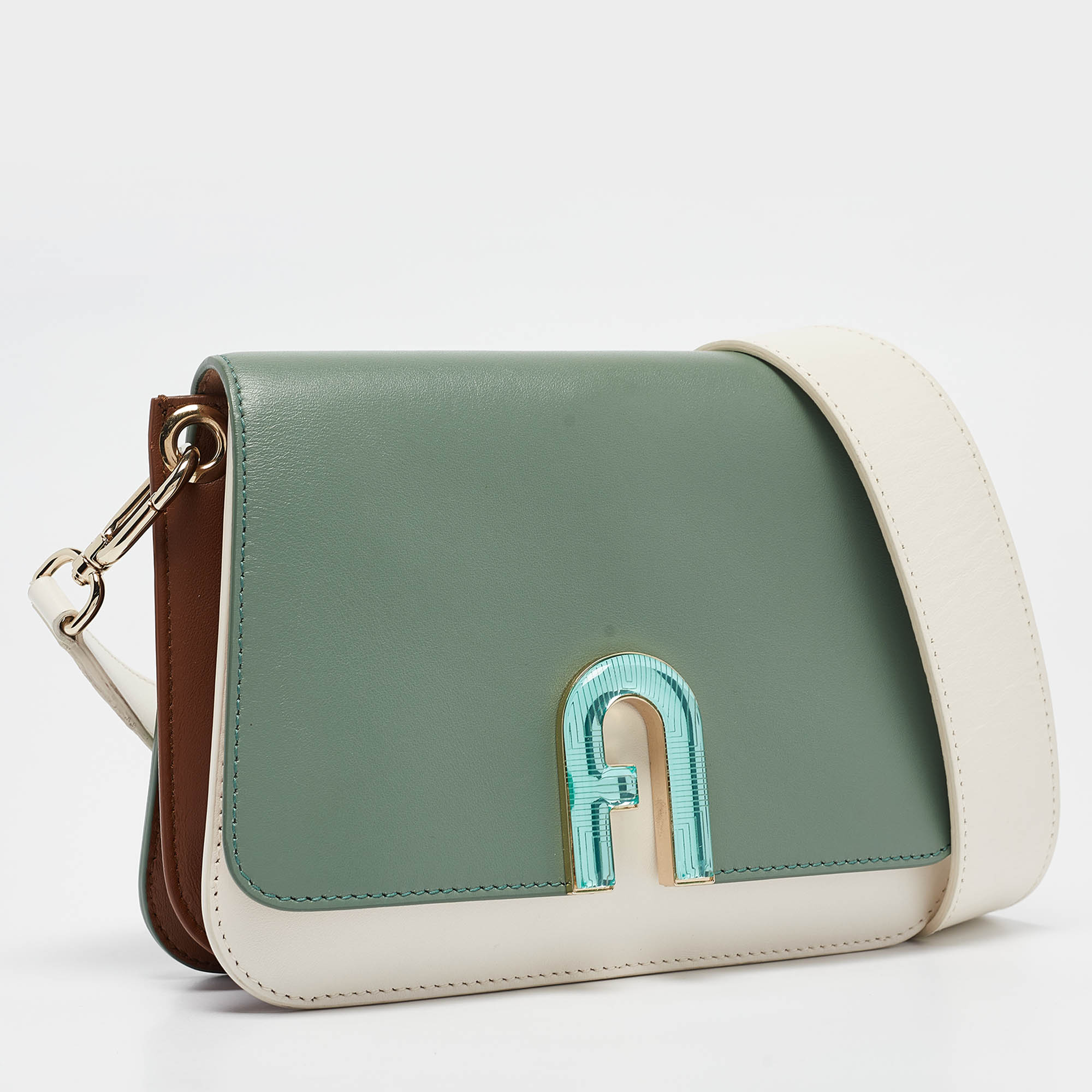 Furla Multicolor Leather Gemma Shoulder Bag