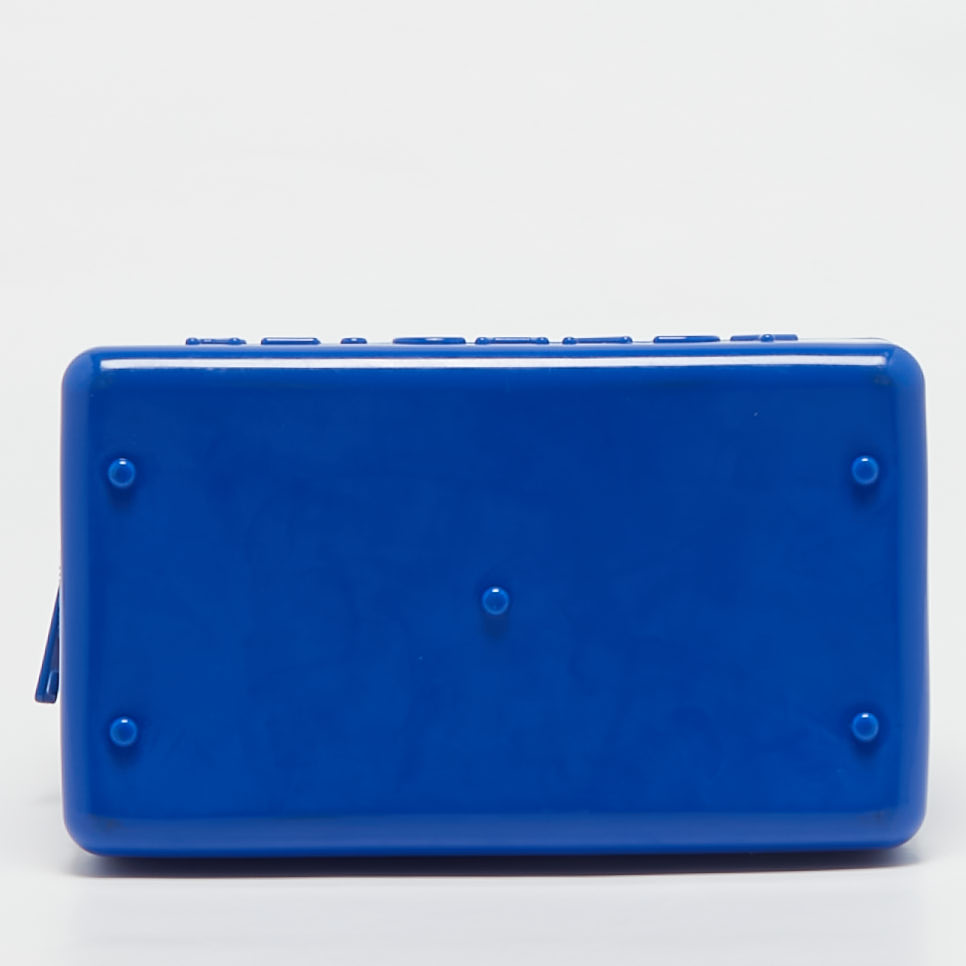 Furla Blue Re-Rubber Candy Satchel