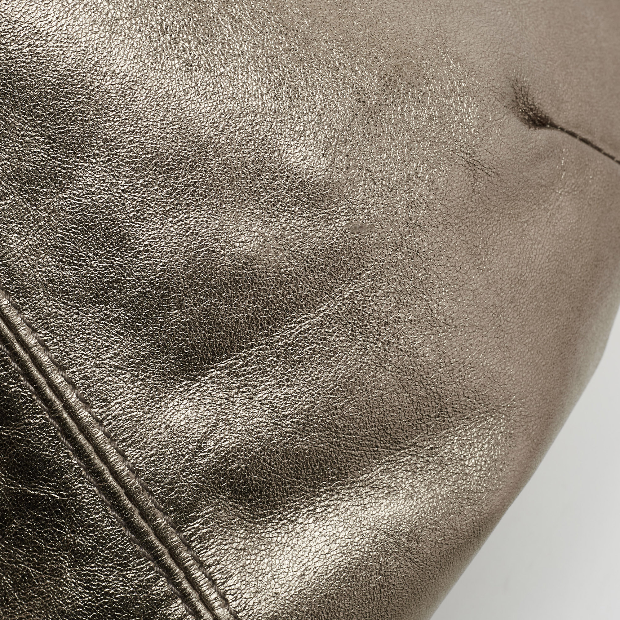 Furla Metallic Leather Hobo
