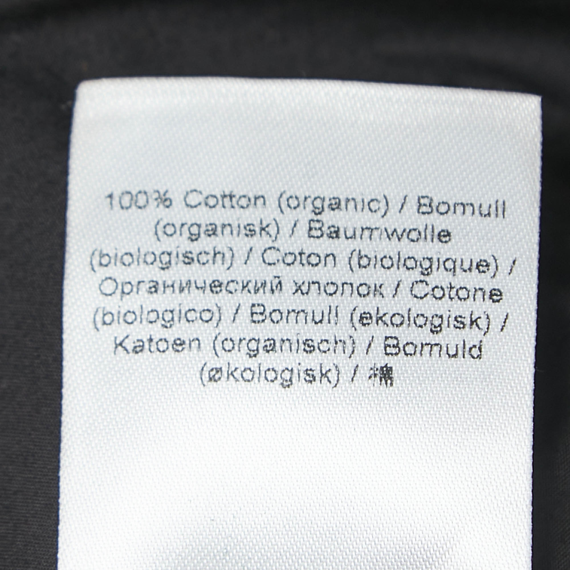 Ganni Black Cotton Buttoned Sleeveless Shirt Blouse XS