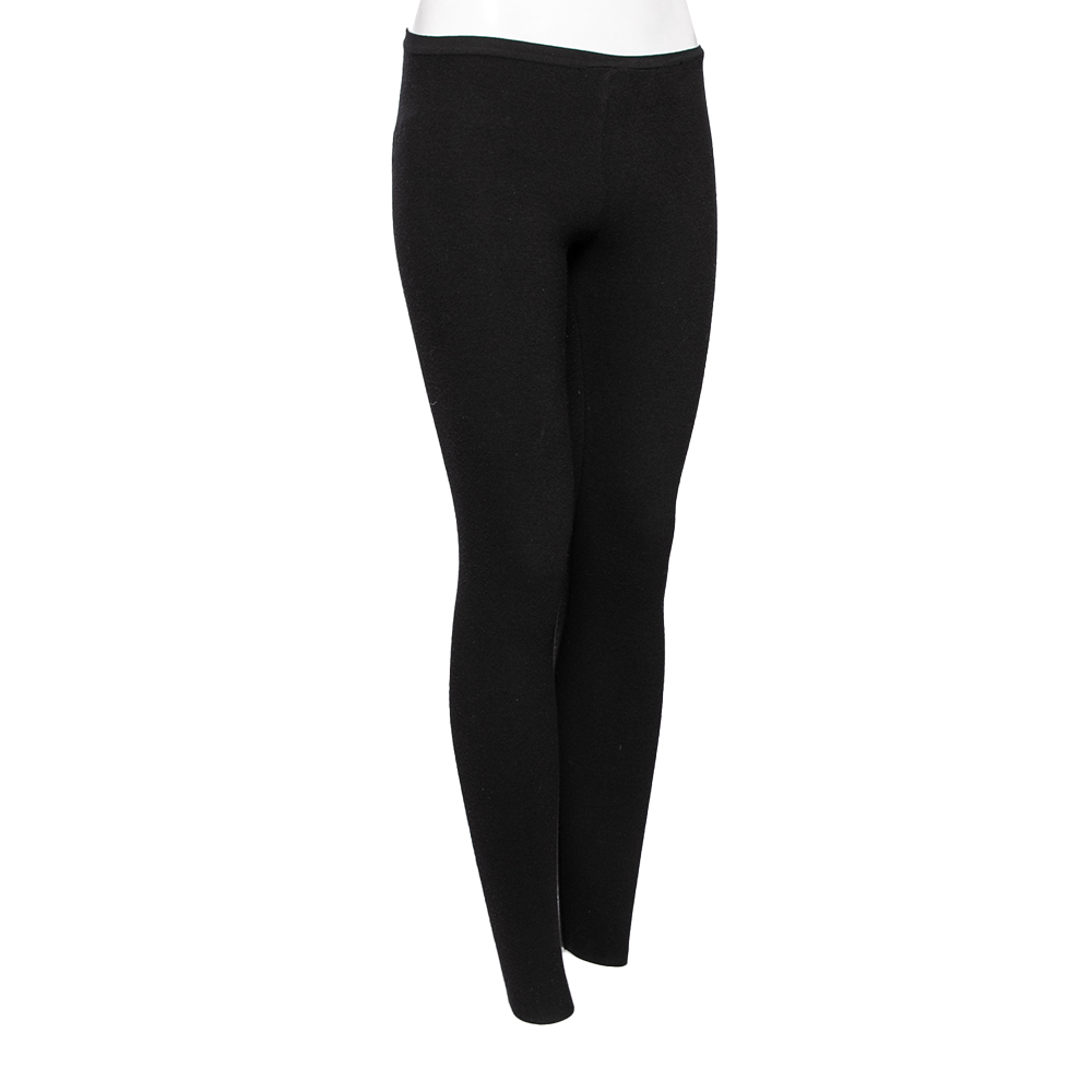 Giambattista Valli Black Knitted Leggings S