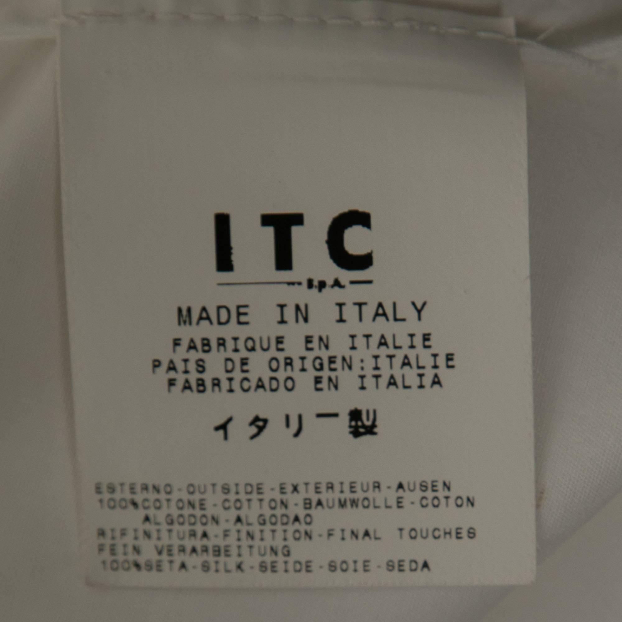 Gianfranco Ferre Off White Cotton Tassel Detail Button Front Shirt XL