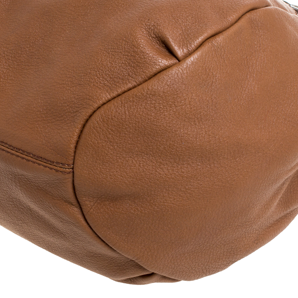Gianfranco Ferre Brown Leather Shoulder Bag