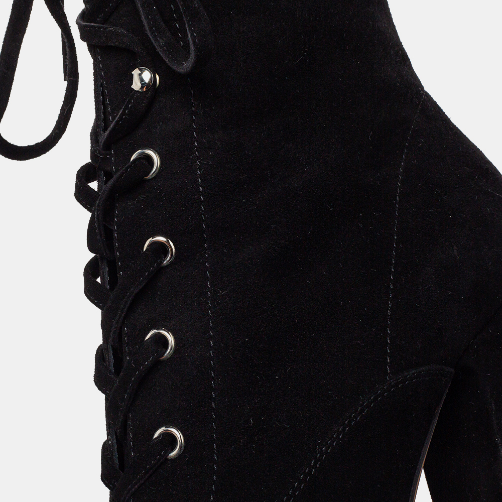 Gianvito Rossi Black Suede Ankle Boots Size 39