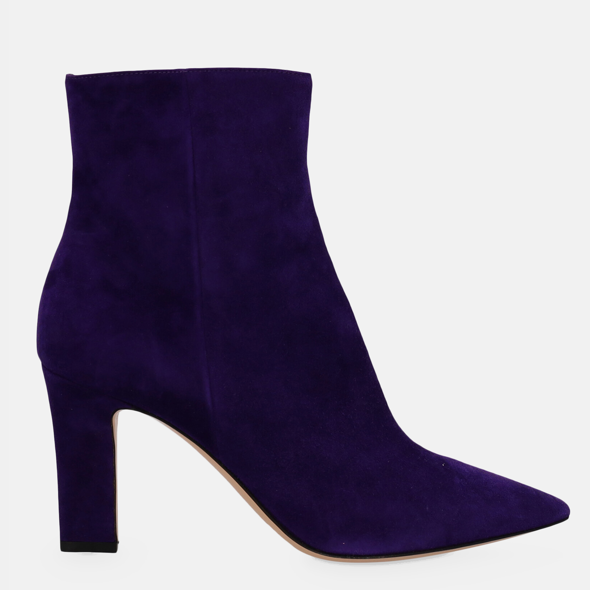 Gianvito Rossi  Women's Leather Ankle Boots - Purple - EU 40