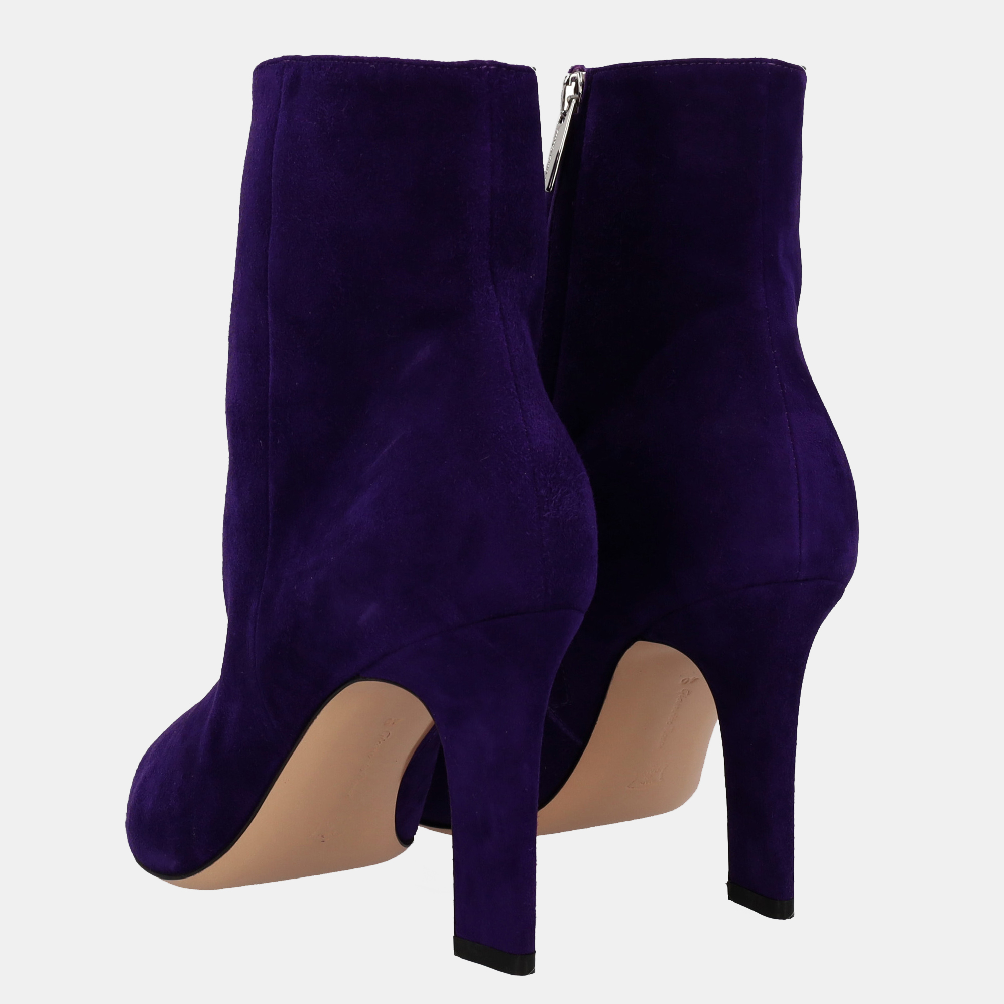 Gianvito Rossi  Women's Leather Ankle Boots - Purple - EU 40