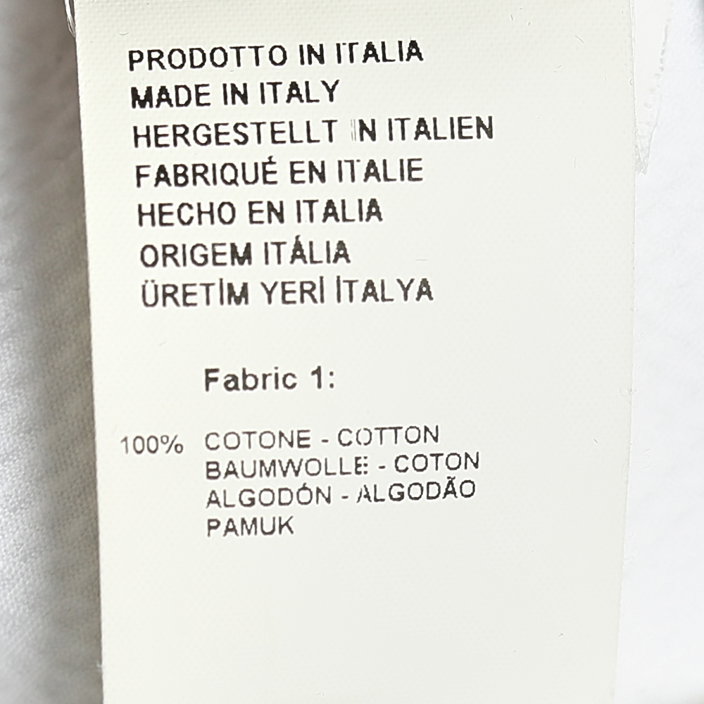 Giorgio Armani White Cotton Sleeveless Wrap Top M