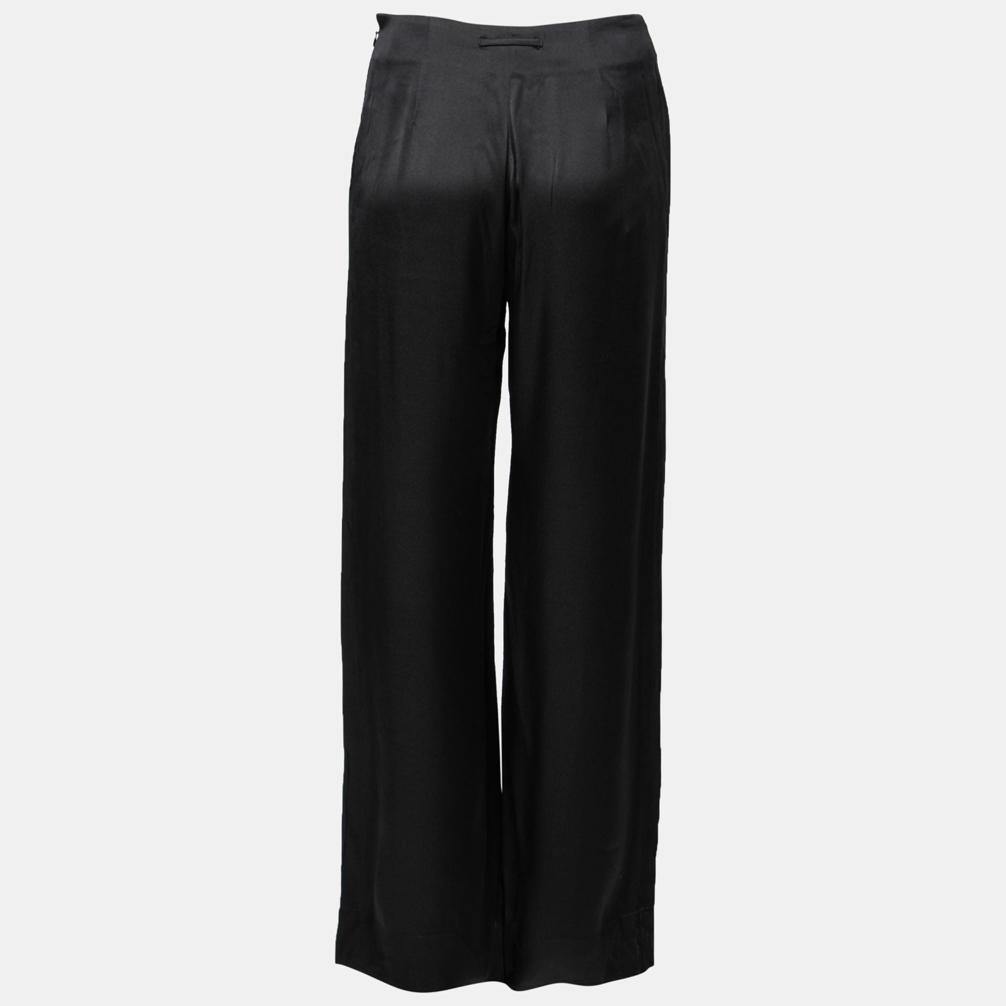 Giorgio Armani Black Silk Wide-Leg Pants
Giorgio Armani Black Silk Wide-Leg Pants