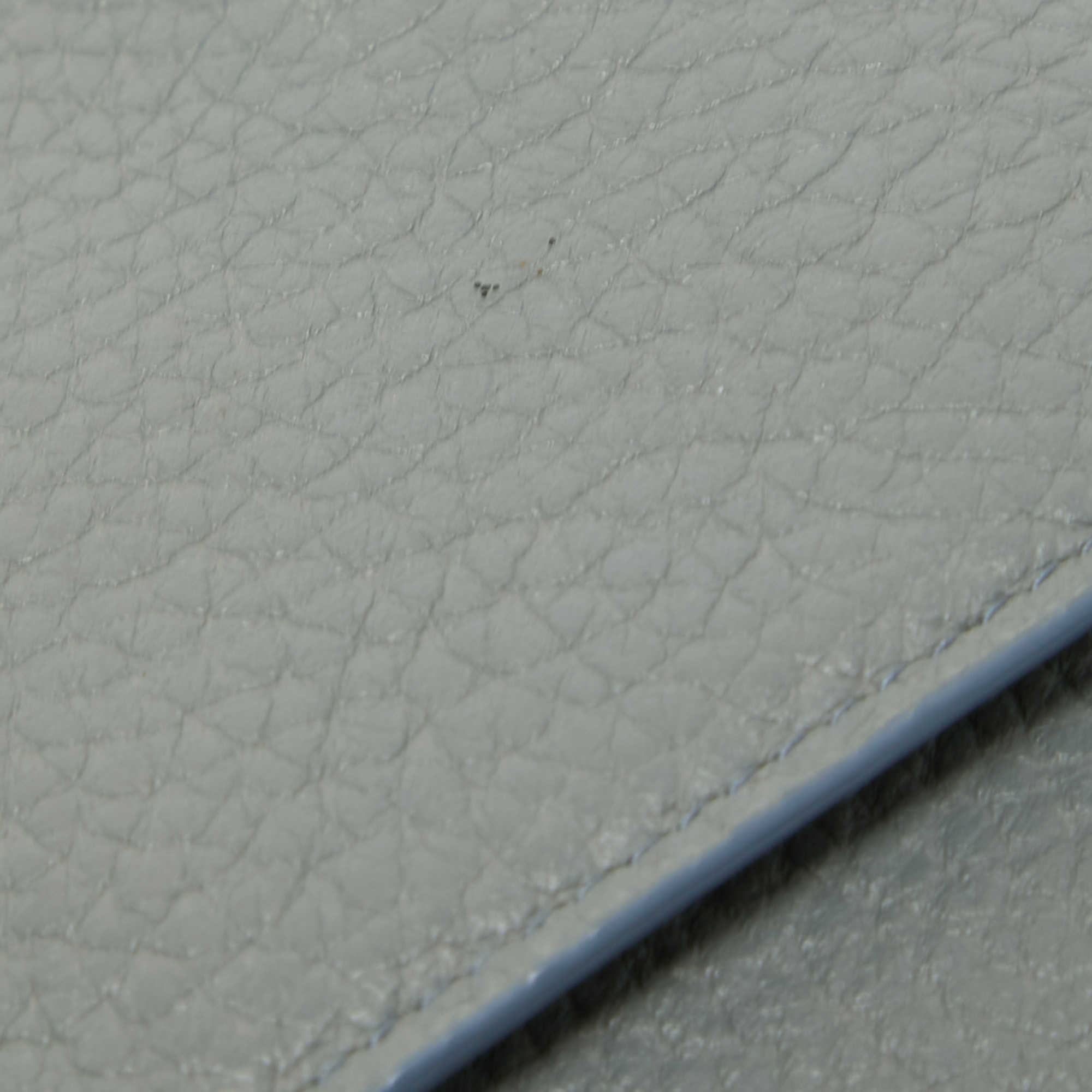 Giorgio Armani Grey Leather Clutch