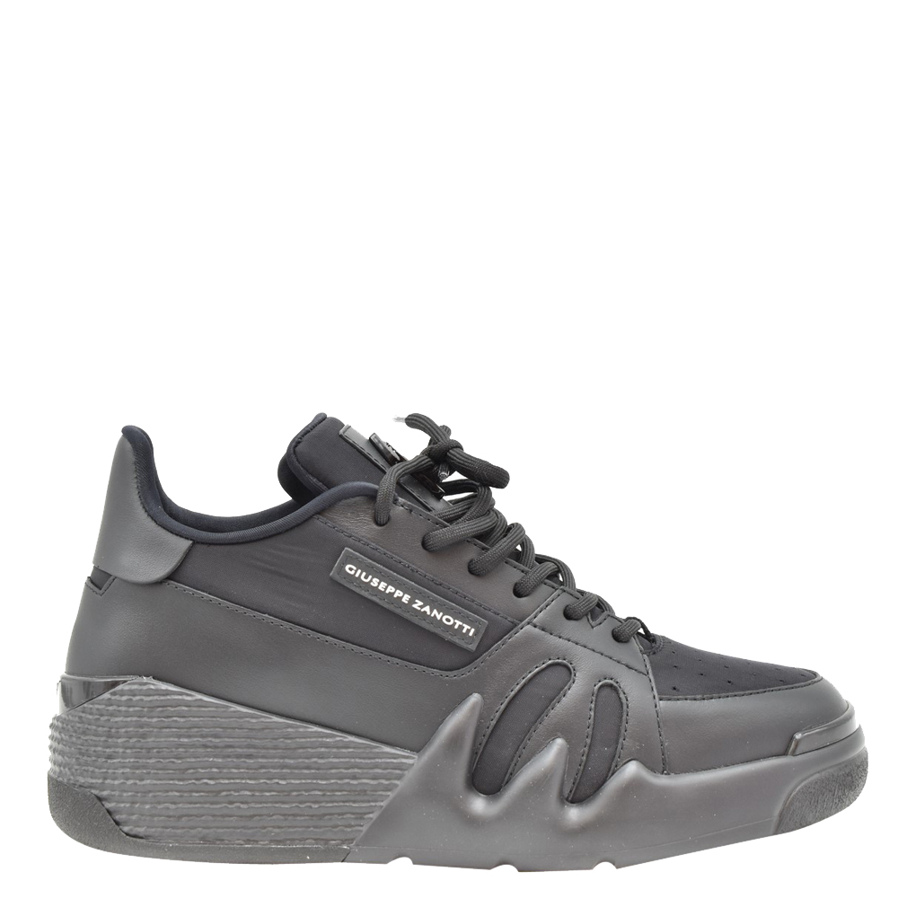 Giuseppe Zanotti Black Leather Sneakers Size EU 38
