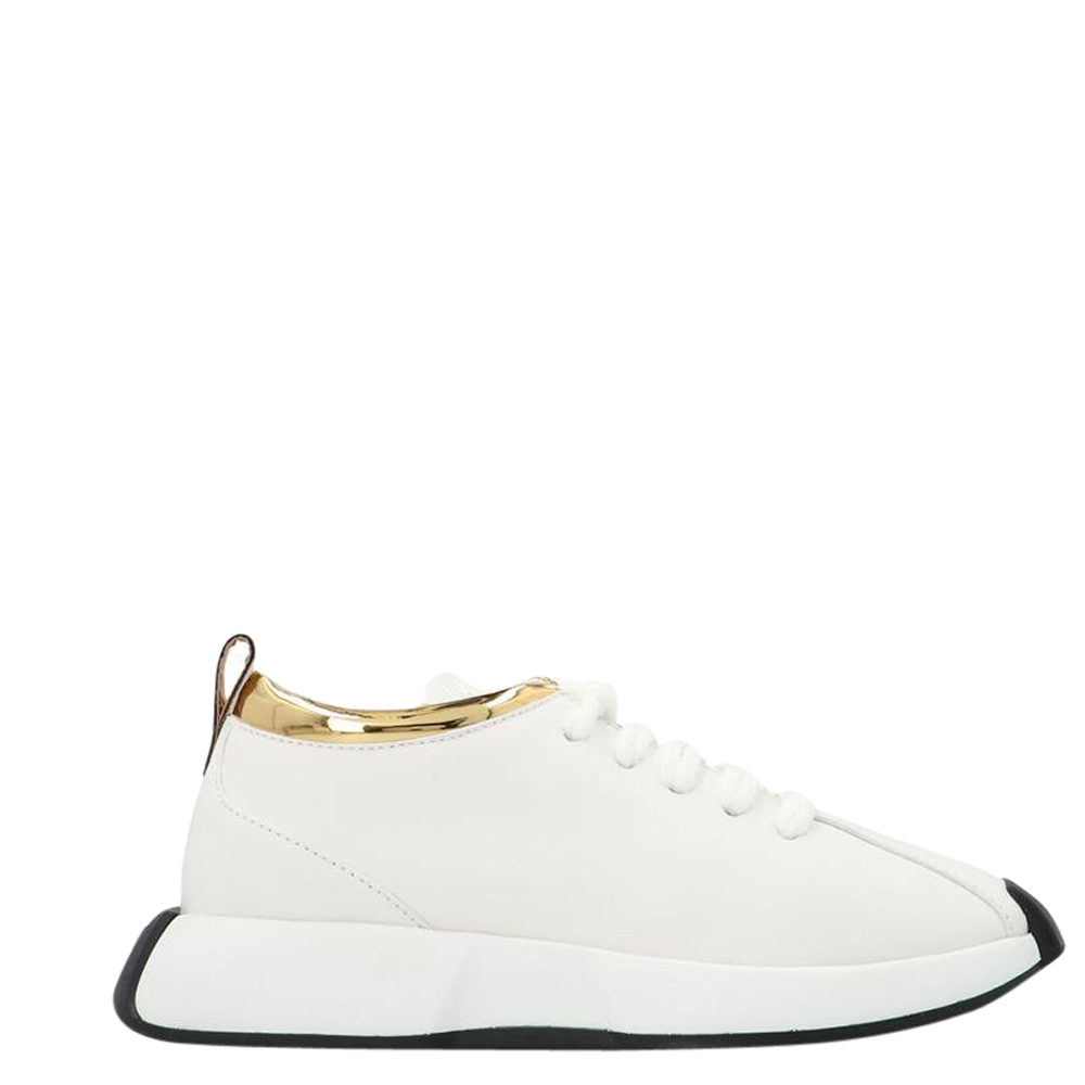 Giuseppe Zanotti White Ferox Low Top Sneakers Size EU 36
