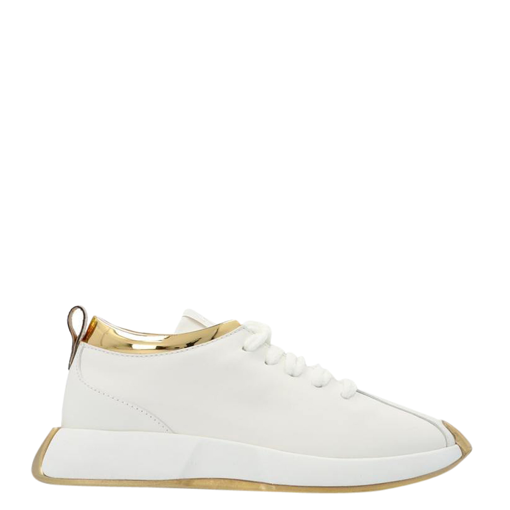 Giuseppe Zanotti White Ferox Low Top Sneakers Size EU 36.5