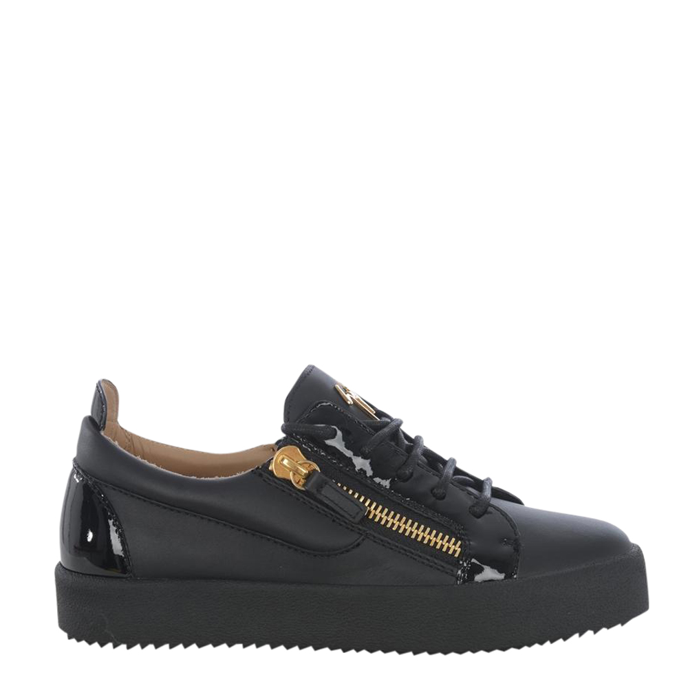 Giuseppe Zanotti Black Frankie Low Top Sneakers Size EU 39