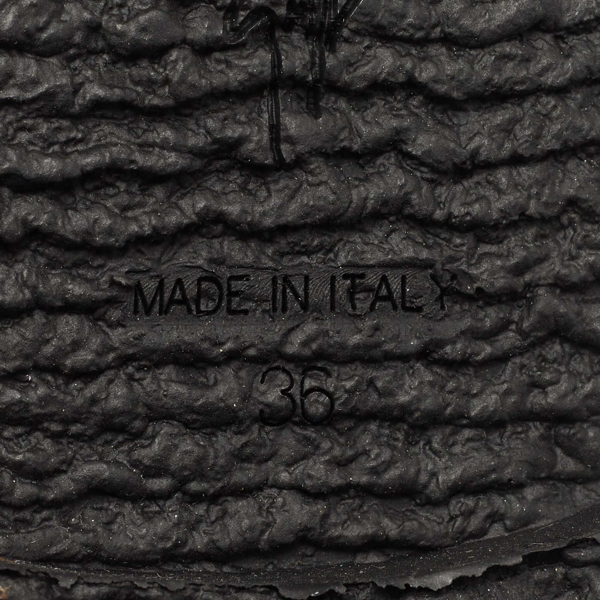 Giuseppe Zanotti Black Leather Monk Strap Oxford Size 36