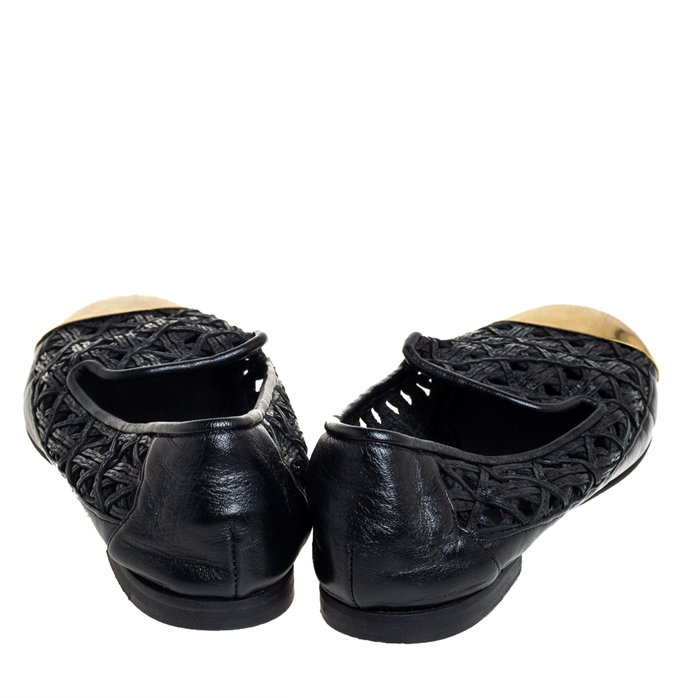 Giuseppe Zanotti Gold Leather Cap Toe  Slip On Loafers Size 37