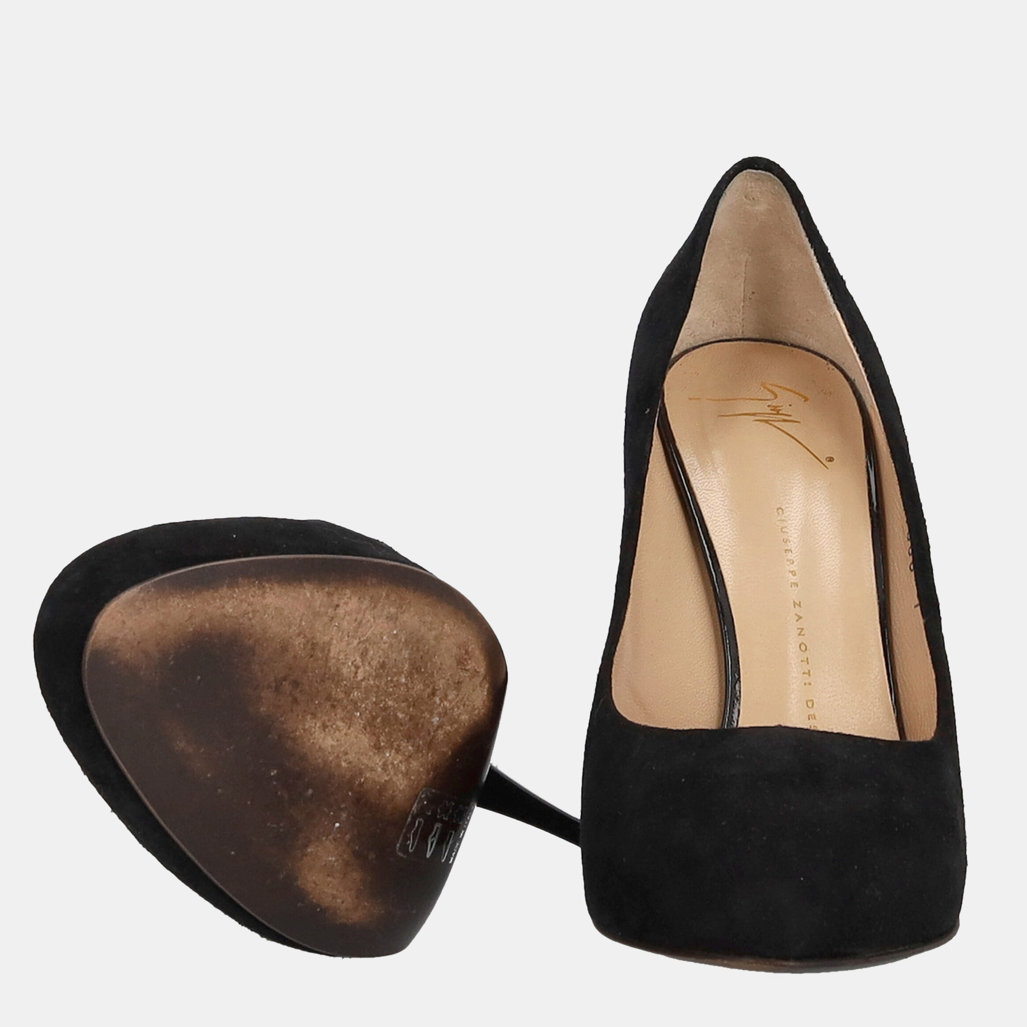Giuseppe Zanotti  Women's Leather Heels - Black - EU 40