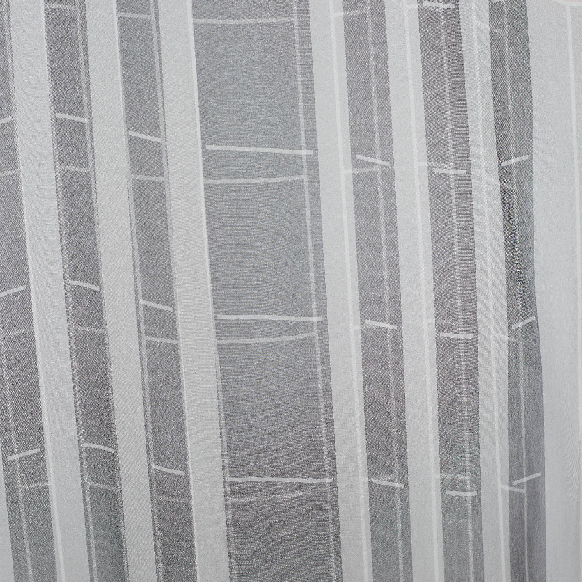Givenchy Black Stripe Print Silk Sheer Blouse L