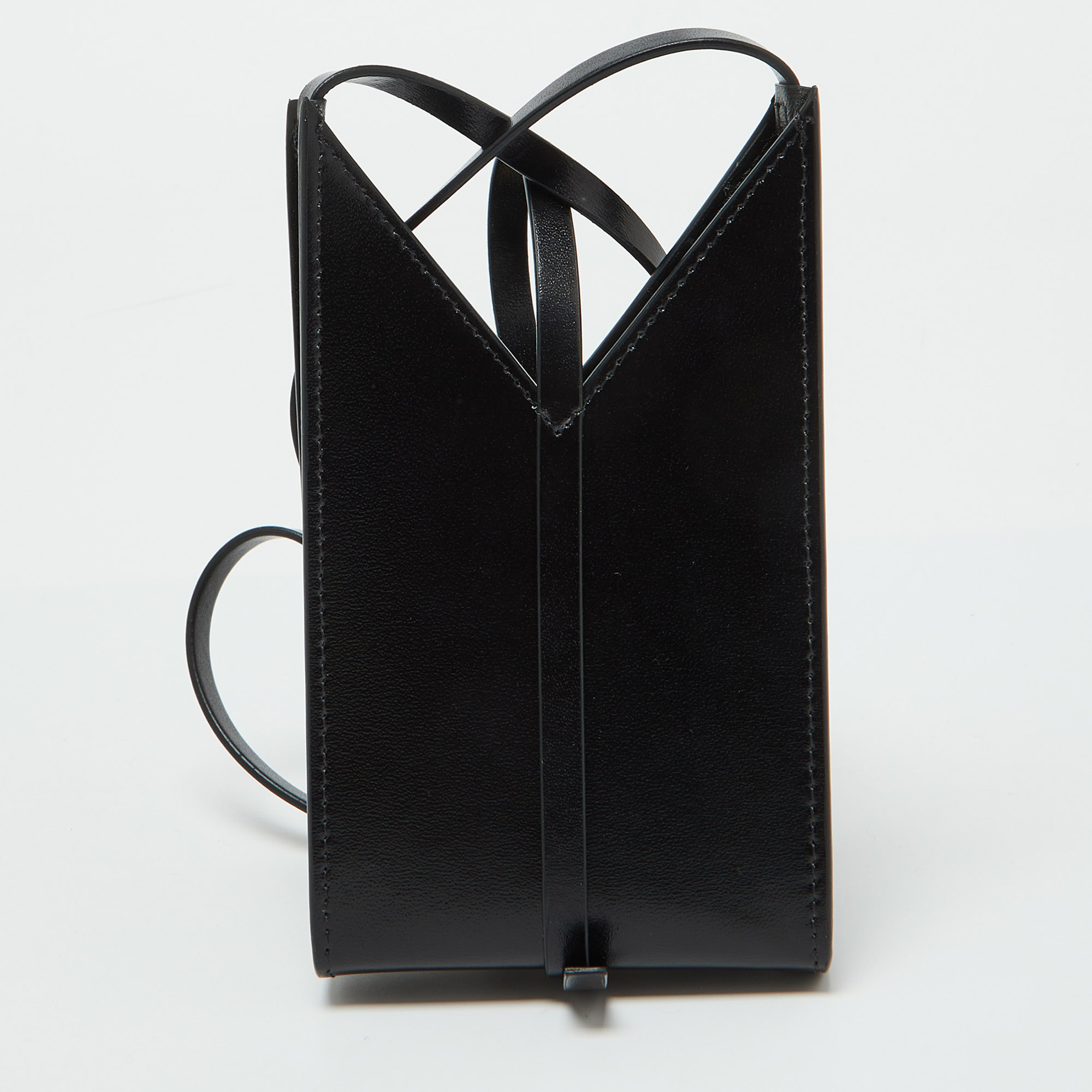 Givenchy Black Leather Micro Cut Out Crossbody Bag