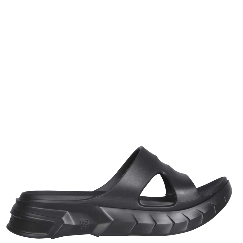 Givenchy Black Rubber Marshmallow Sandals Size IT 39