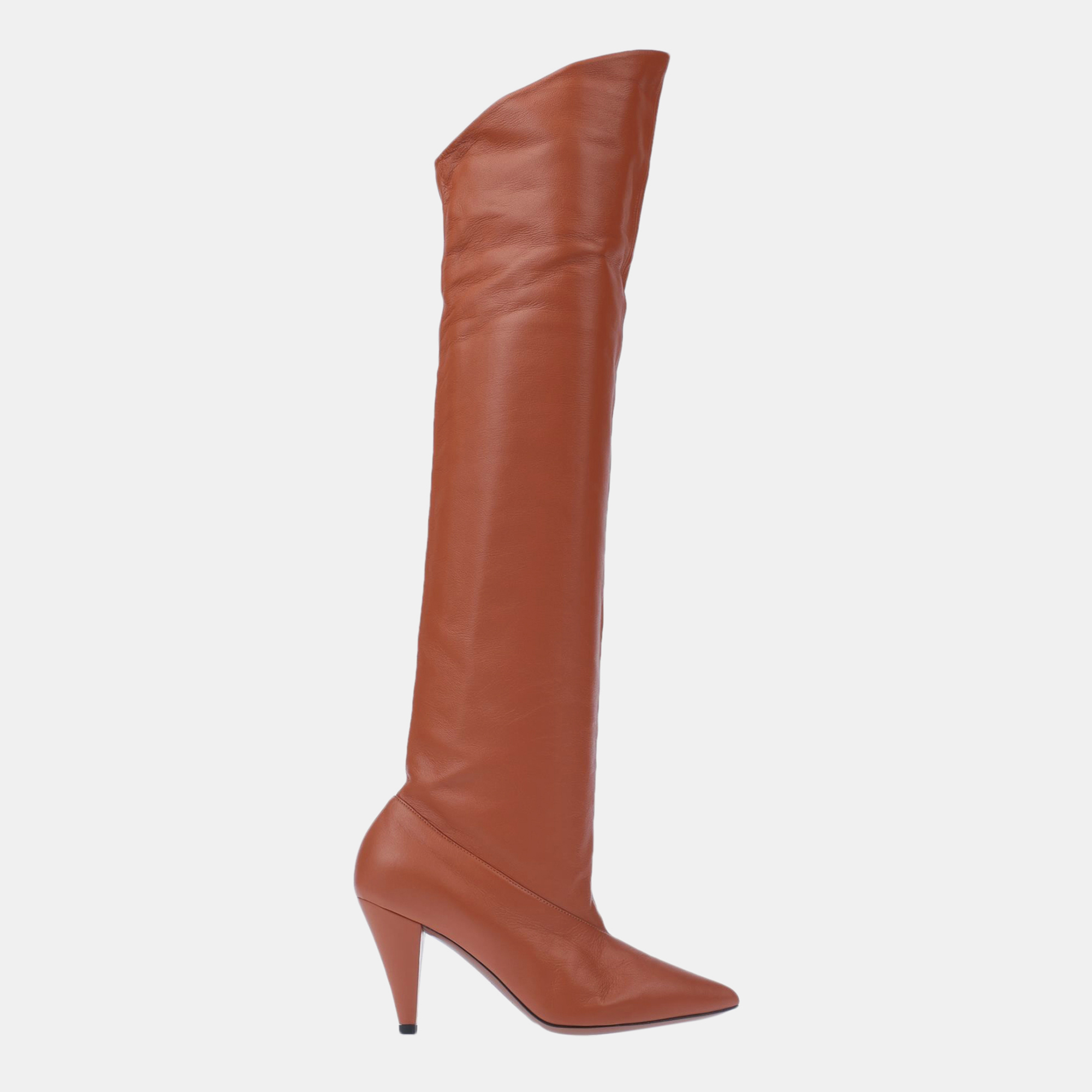 Givenchy leather over the knee boots size 41