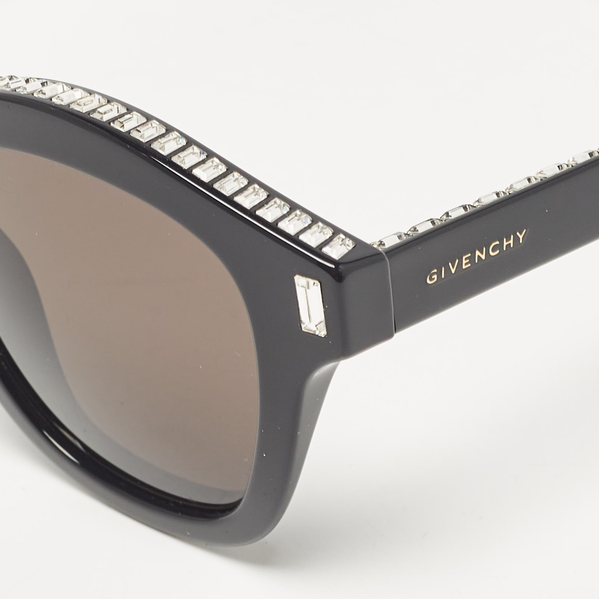 Givenchy Black GV7070/S Crystals Square Sunglasses