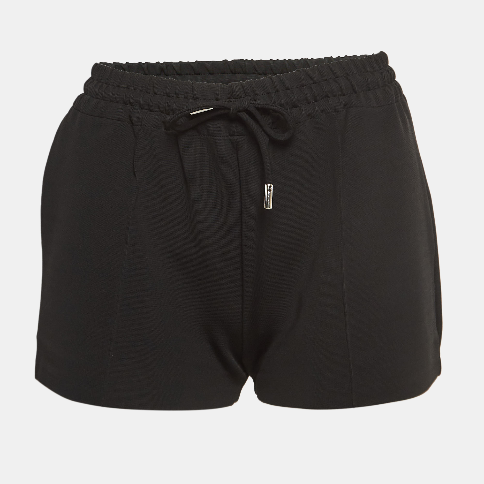 Givenchy black stretch crepe shorts xs
