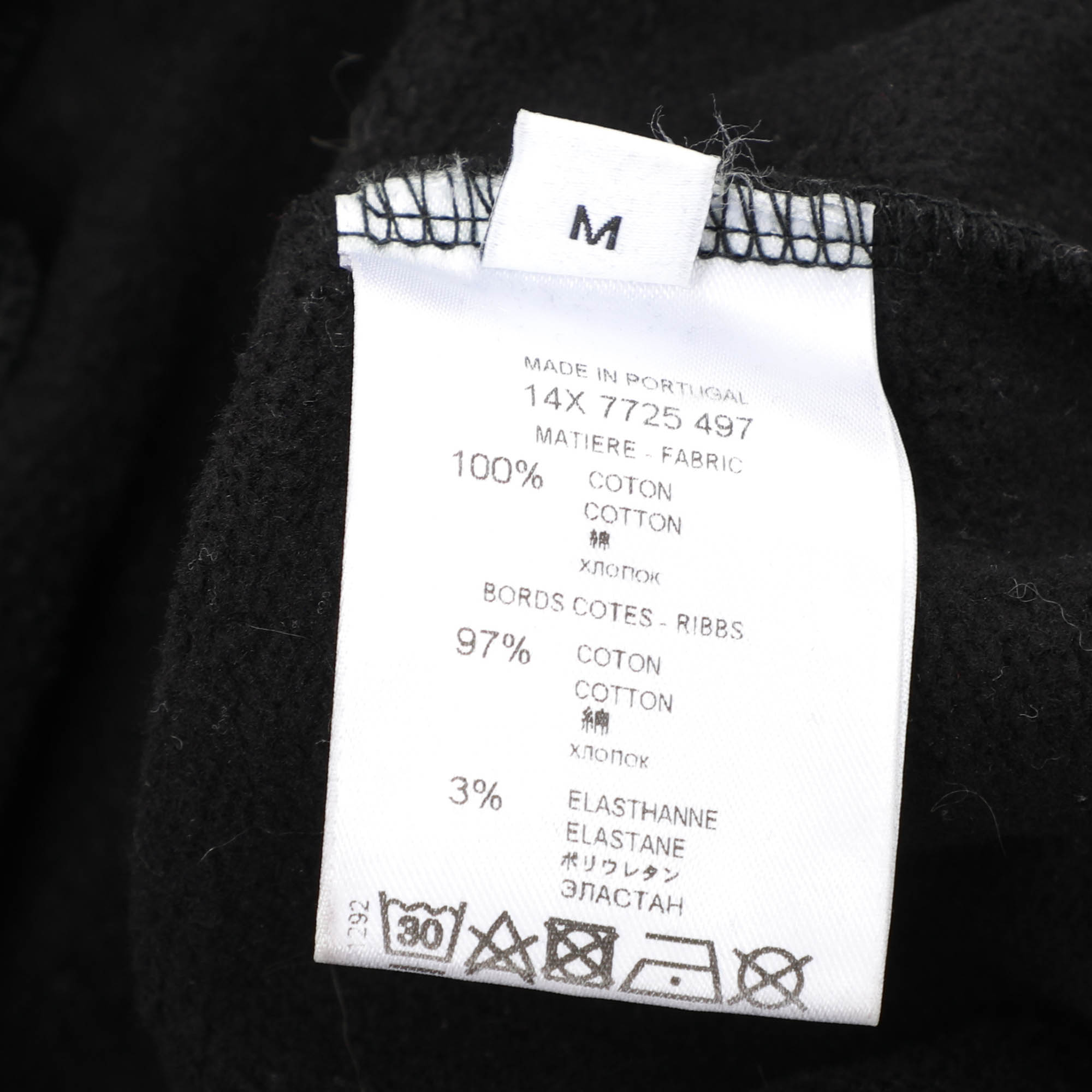 Givenchy Black Cotton Madonna Sweatshirt M