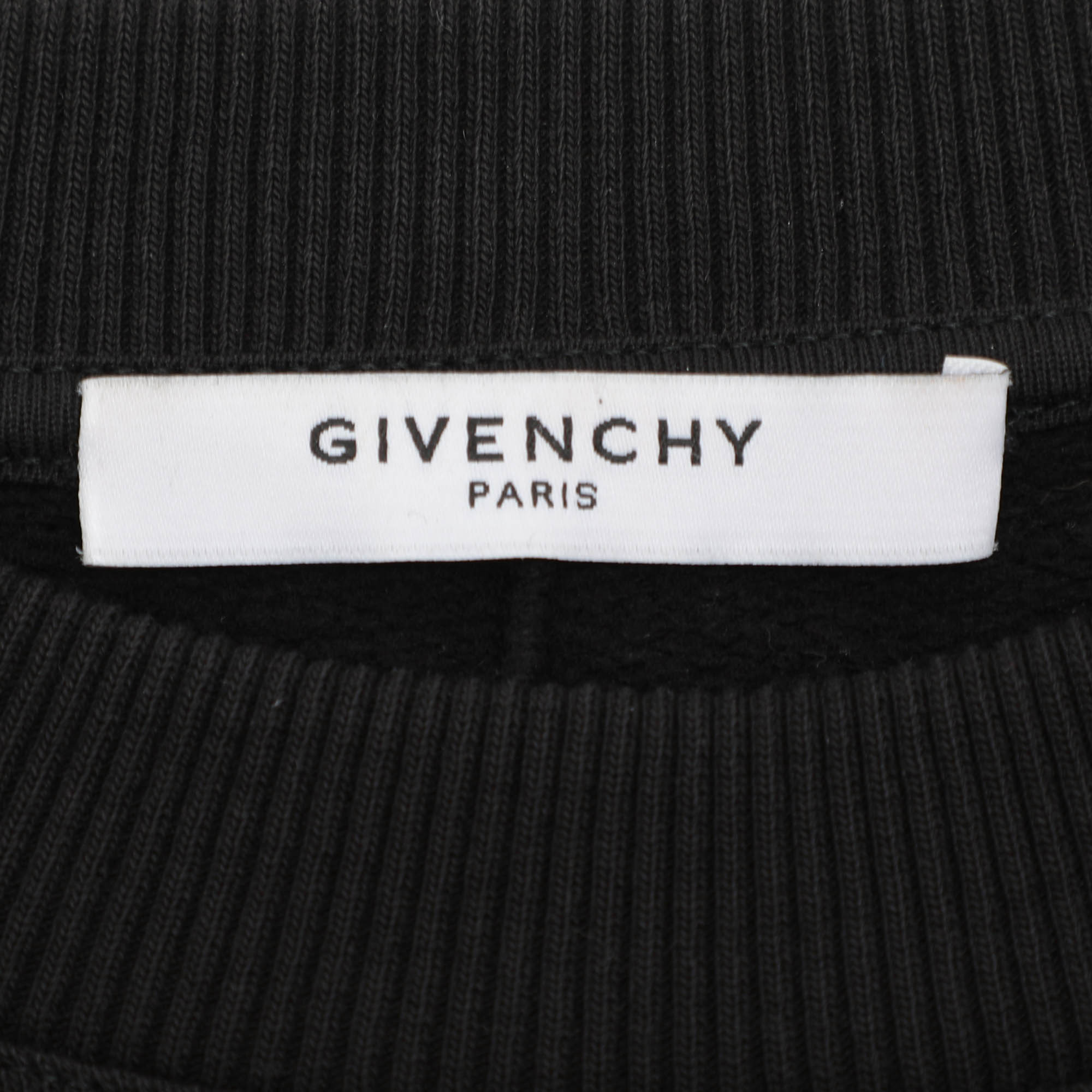 Givenchy Black Cotton Madonna Sweatshirt M