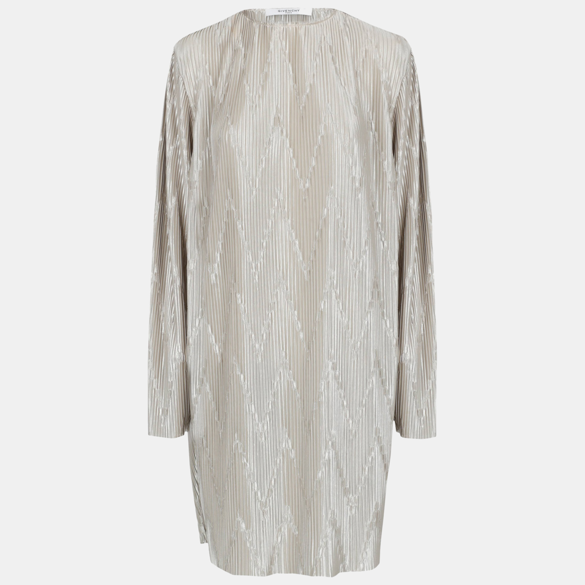 Givenchy  Women's Synthetic Fibers Midi Dress - Silver - S