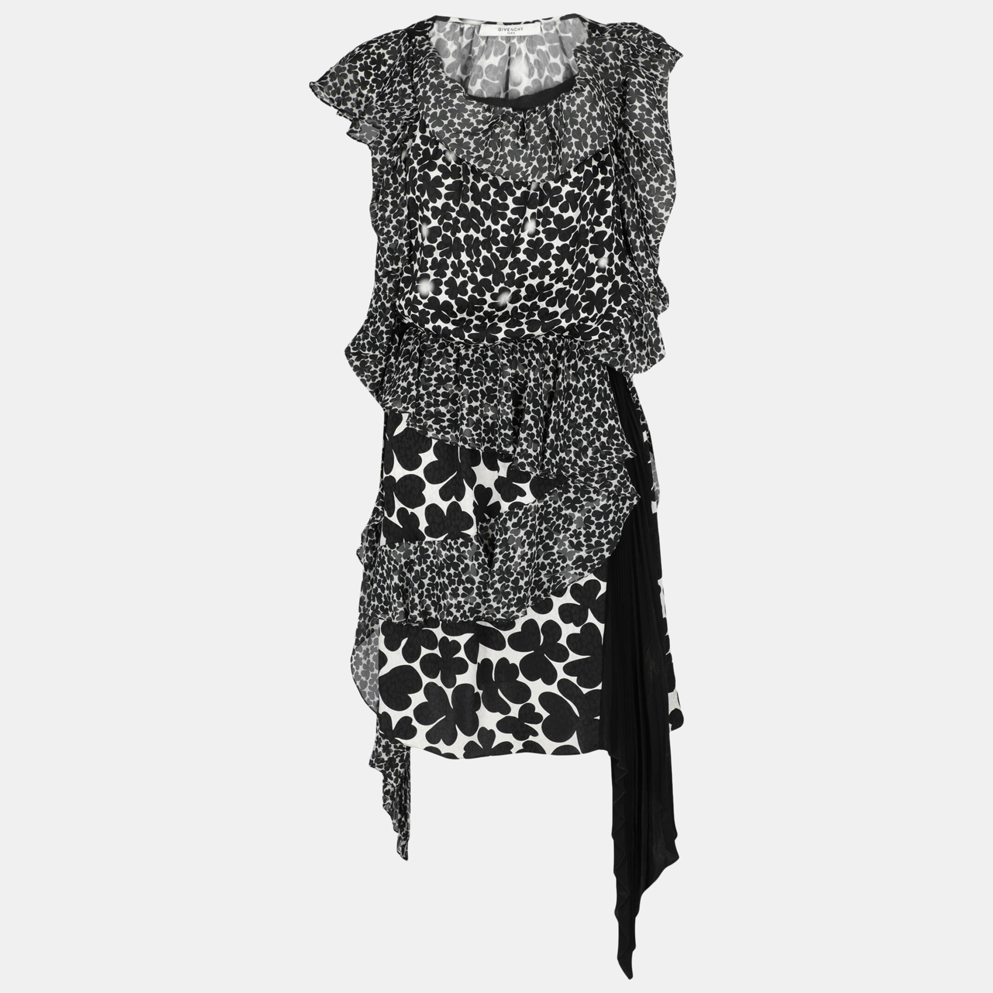 Givenchy  Women's Silk Midi Dress - Black - M