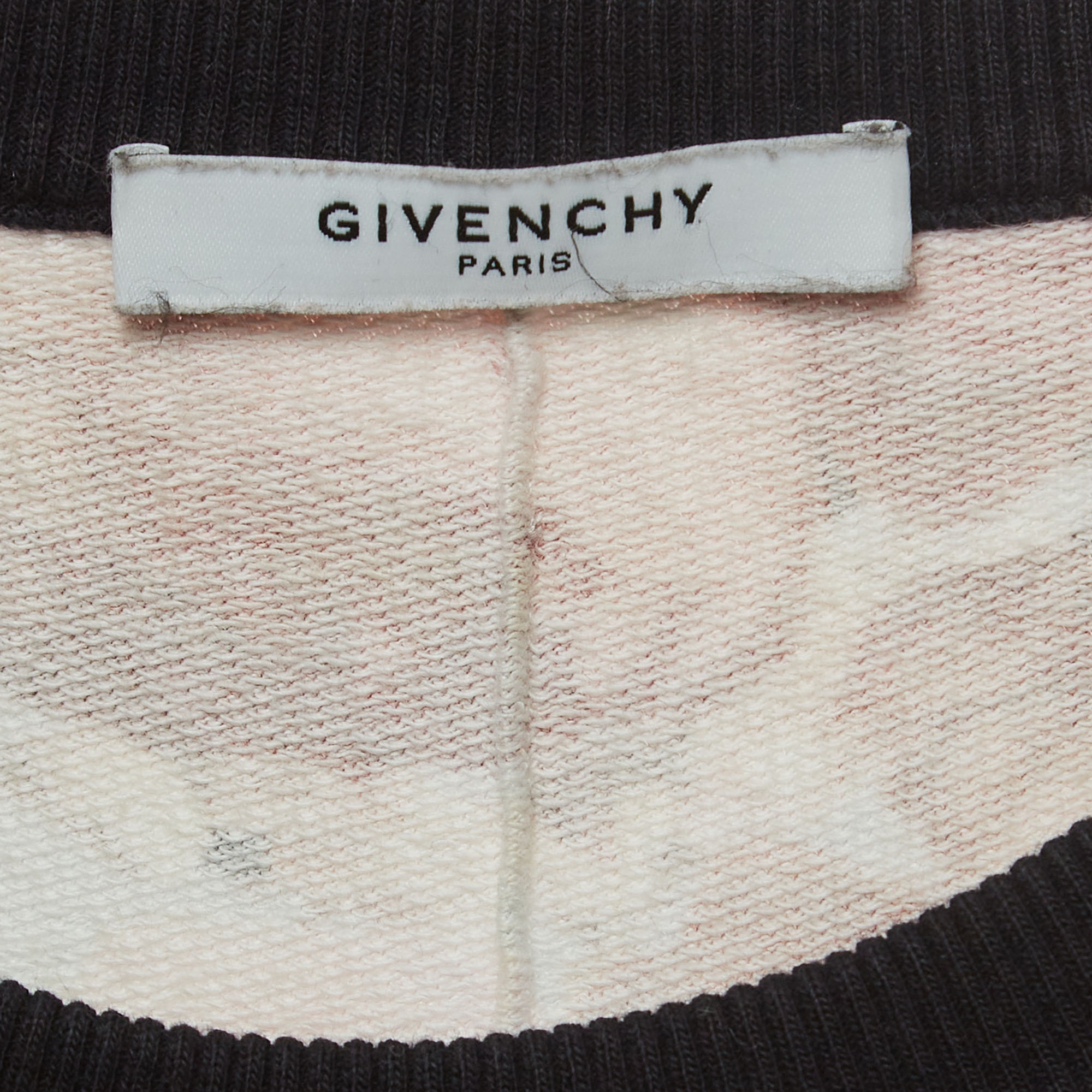 Givenchy Multicolor Roses And Birds Of Paradise Cotton Knit Sweatshirt S