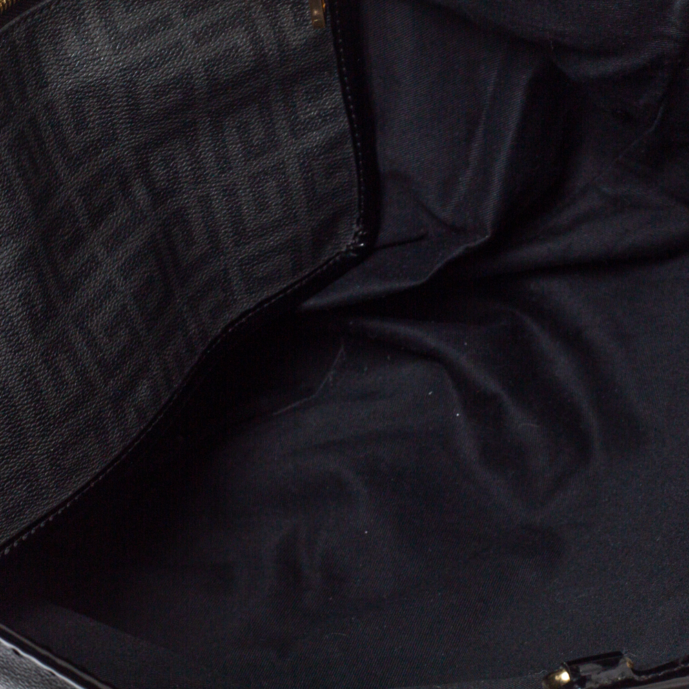 Givenchy Dark Grey/Black Coated Canvas Logo Print Antigona Shopper Tote