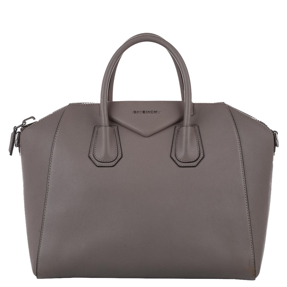 Givenchy Brown Leather Antigona Medium Bag