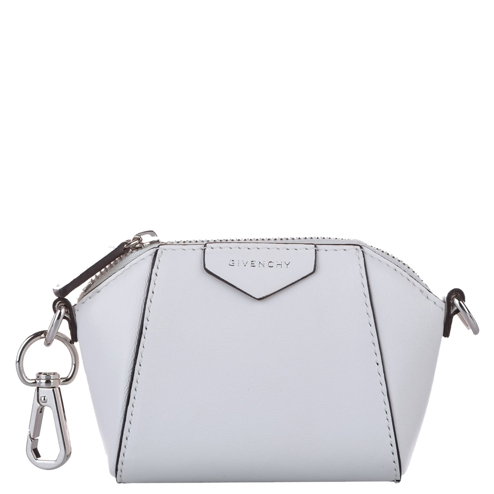 Givenchy White Leather Baby Antigona Crossbody Bag