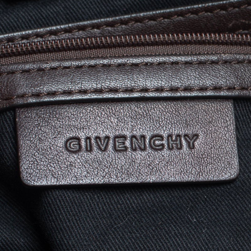 Givenchy Black/Brown Monogram Canvas And Leather Tote