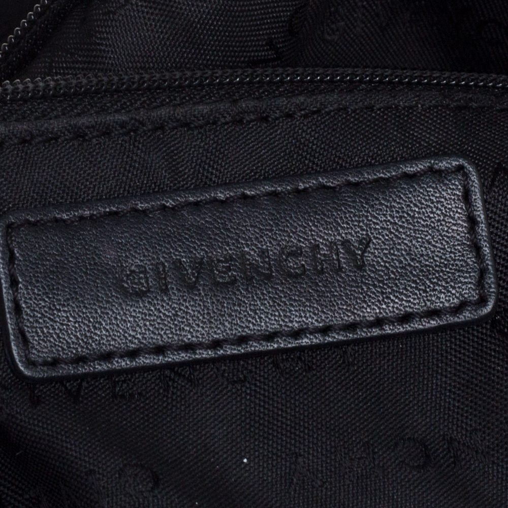 Givenchy Black Signature Canvas And Leather Satchel