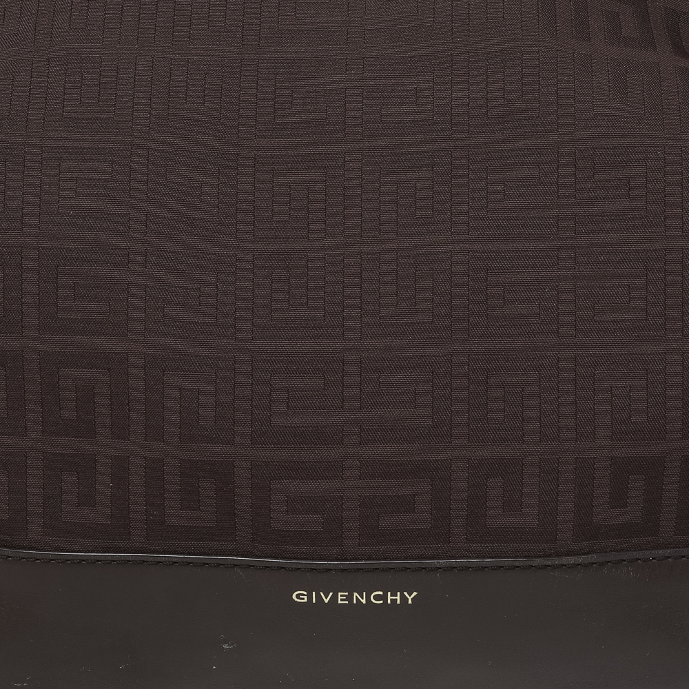 Givenchy Brown Monogram Canvas And Leather Hobo