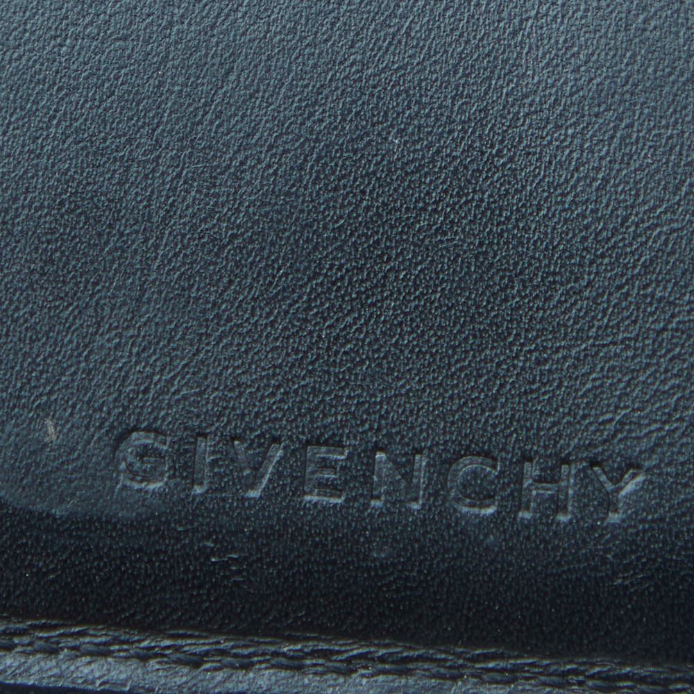 Givenchy Black Nylon And Leather Trifold Wallet