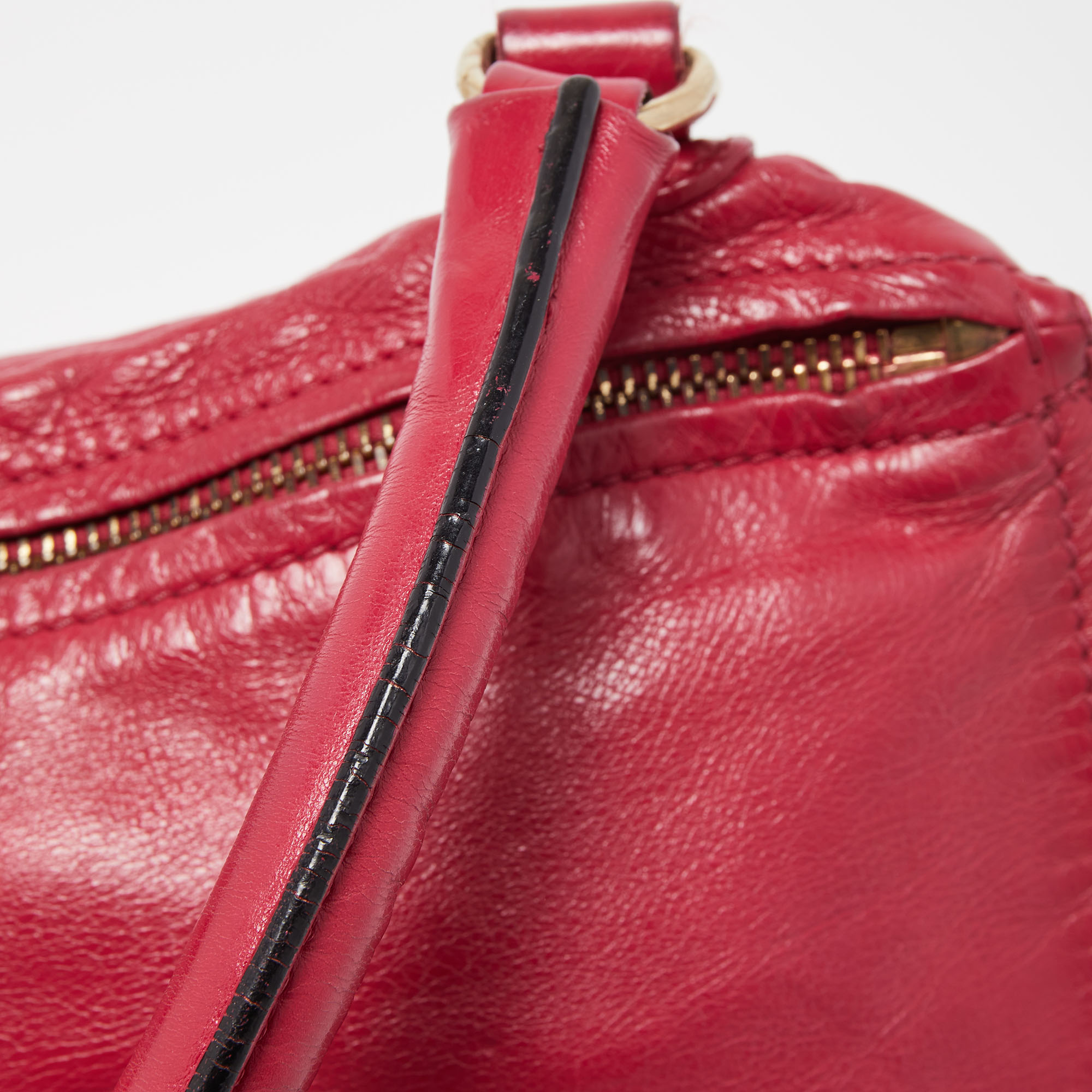 Givenchy Red Leather Small Pandora Bag