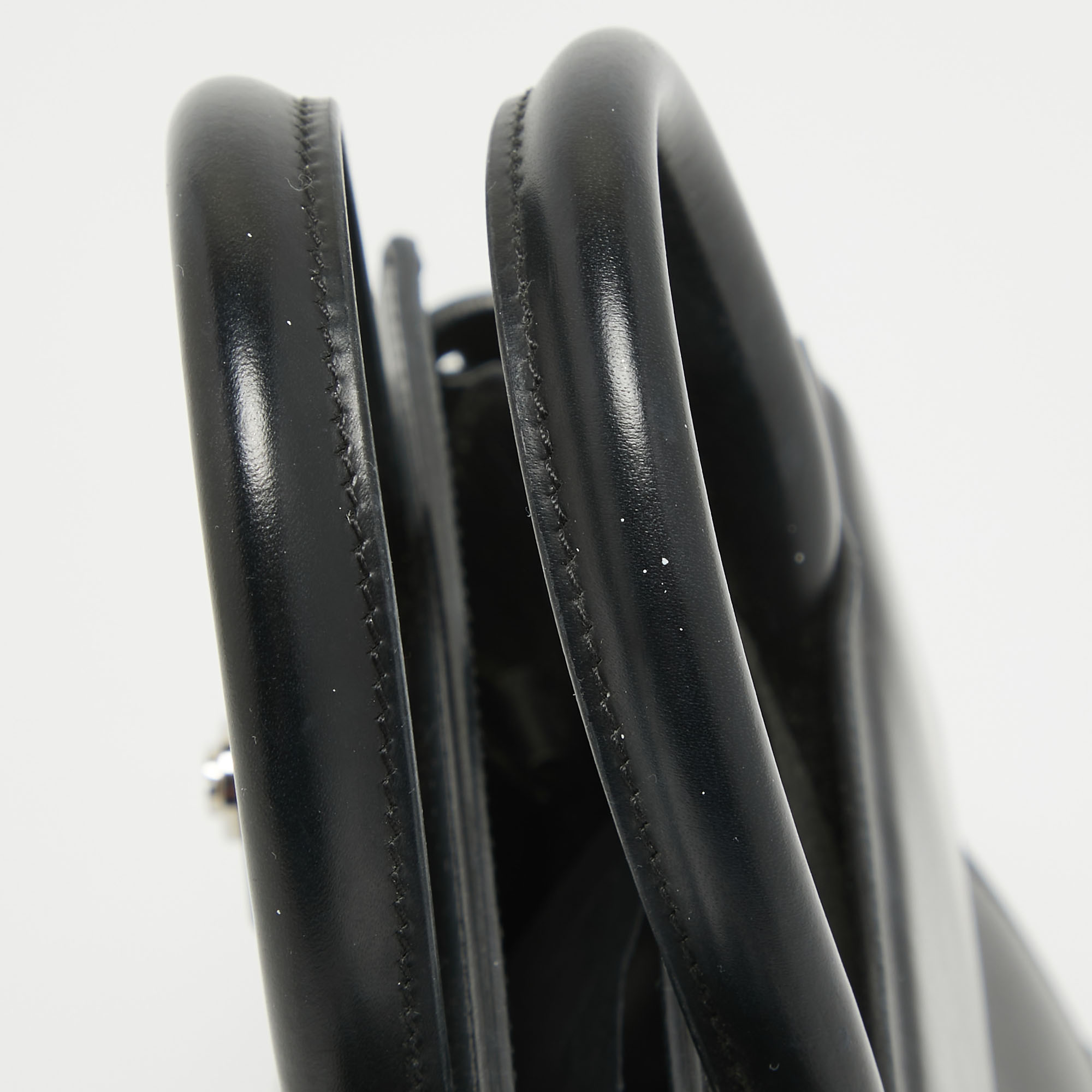 Givenchy Black Leather Nano Horizon Crossbody Bag