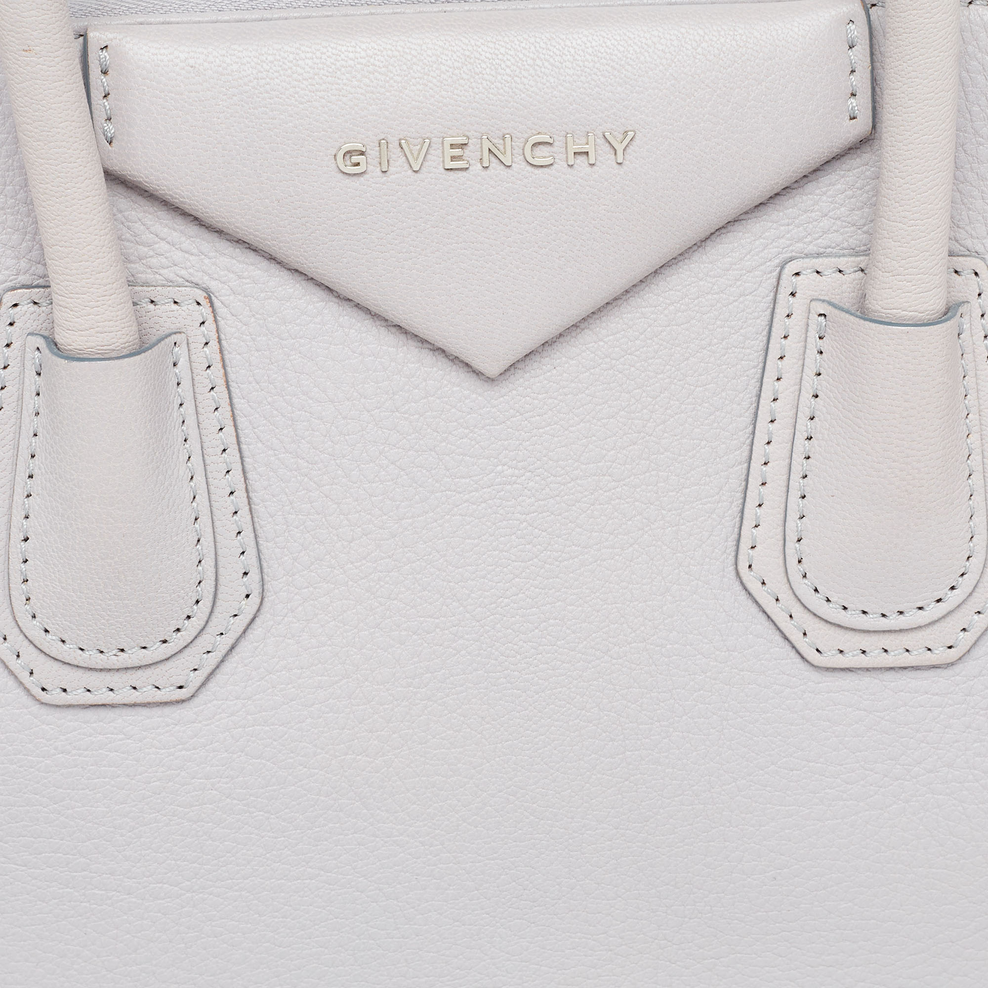 Givenchy Grey Leather Small Antigona Satchel