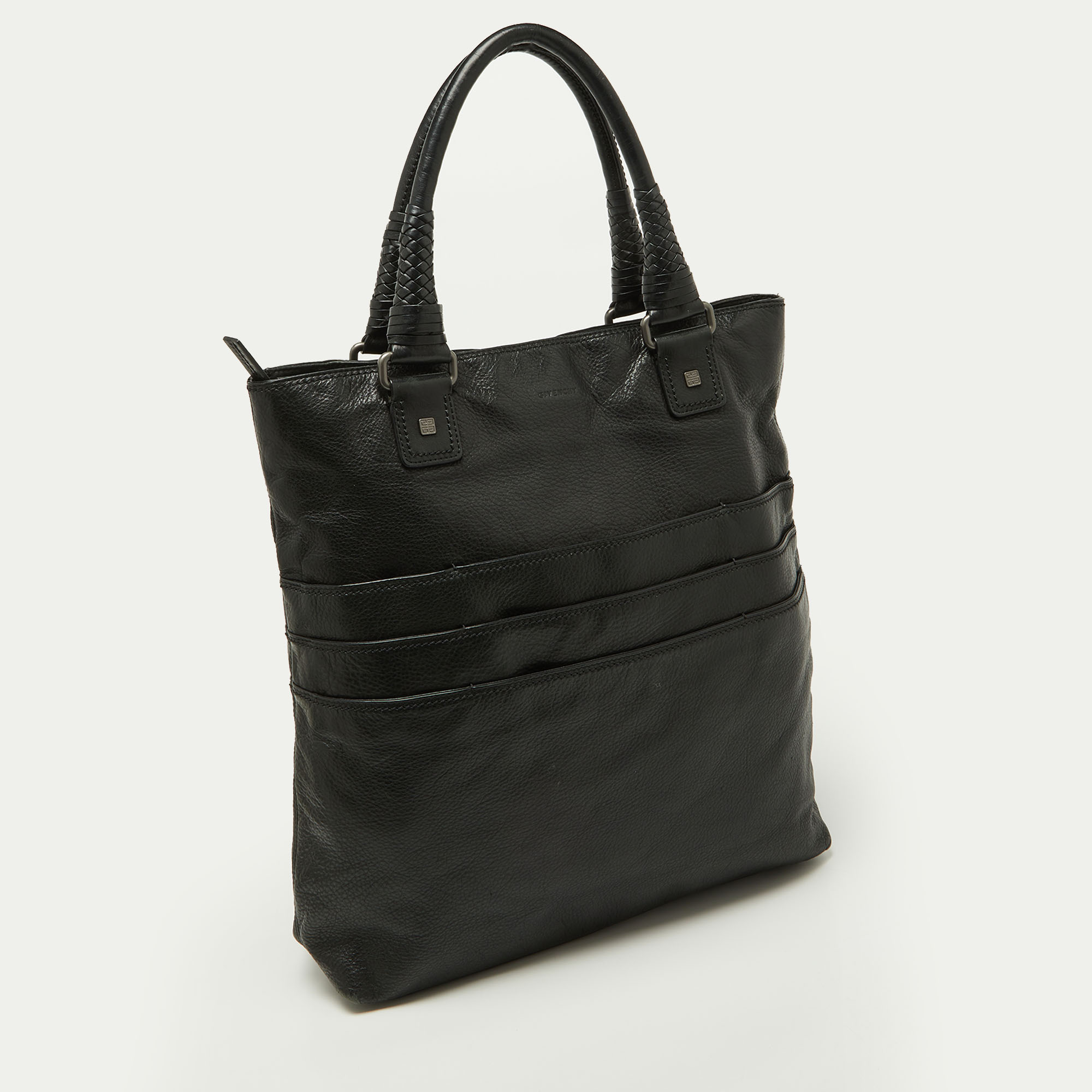 Givenchy Black Leather Shopper Tote