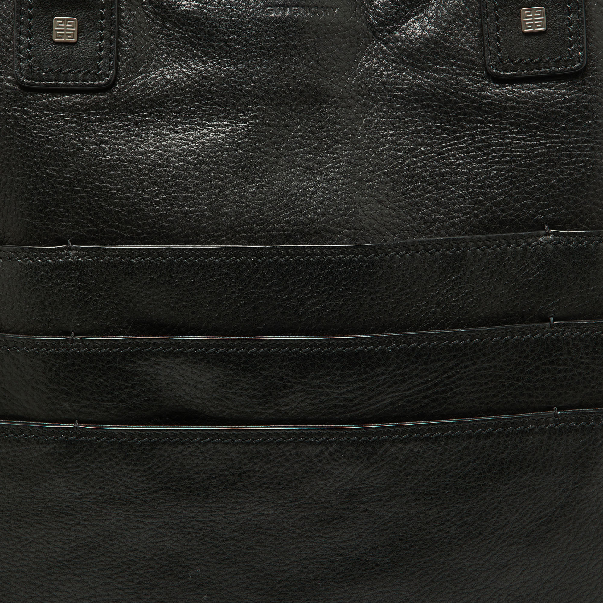 Givenchy Black Leather Shopper Tote