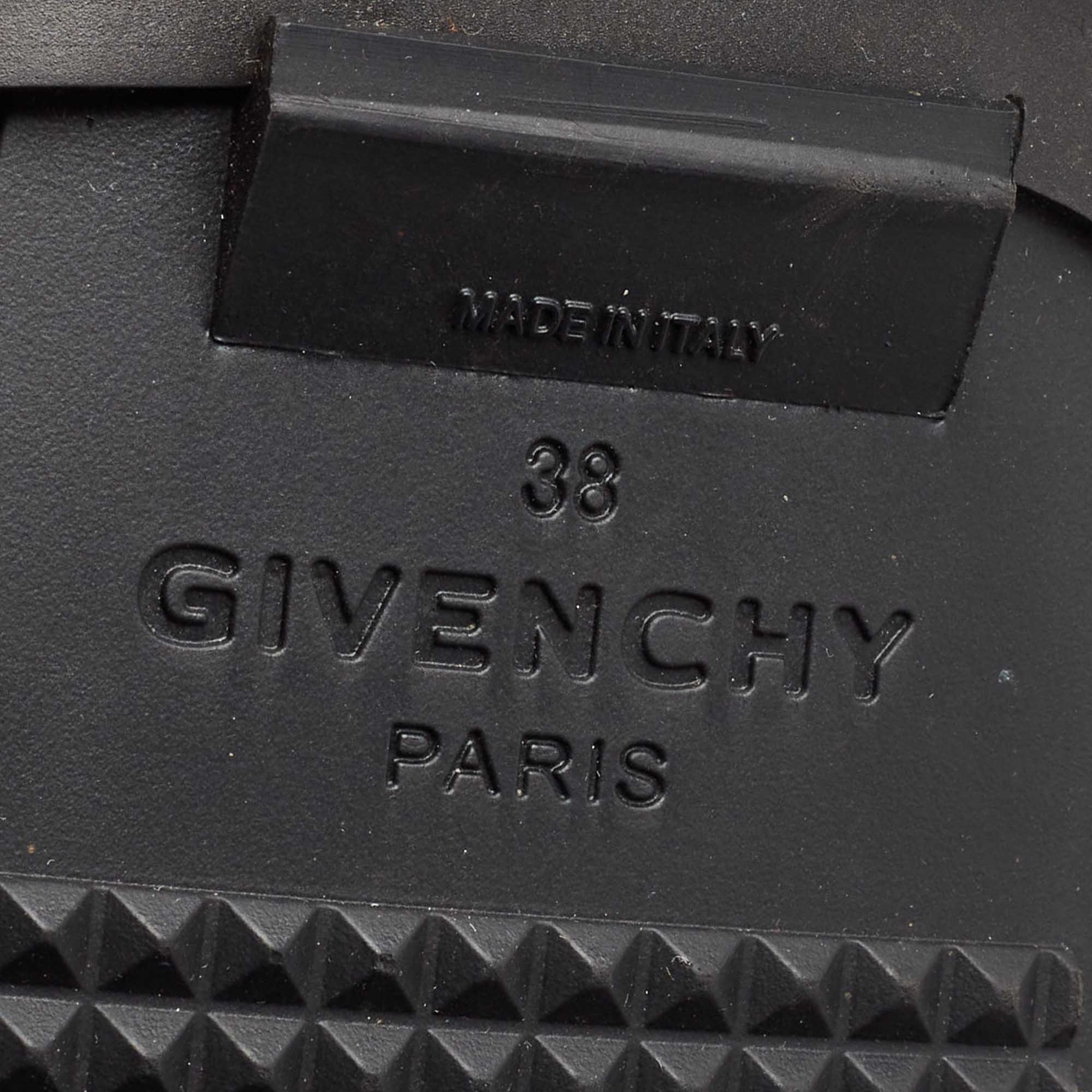 Givenchy Black Rubber Pluie Chain Rain Boots Size 38