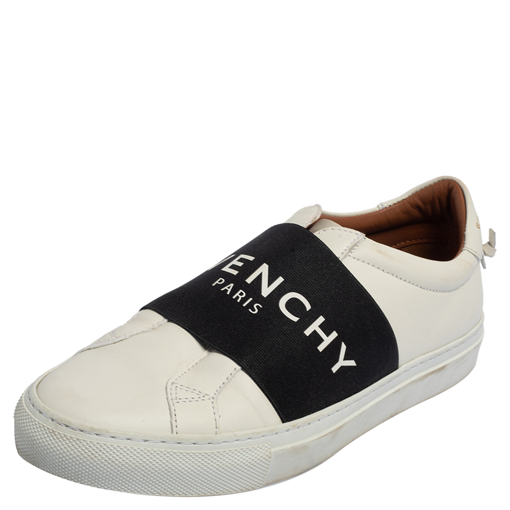 Givenchy White Leather Urban Street Sneakers Size 36