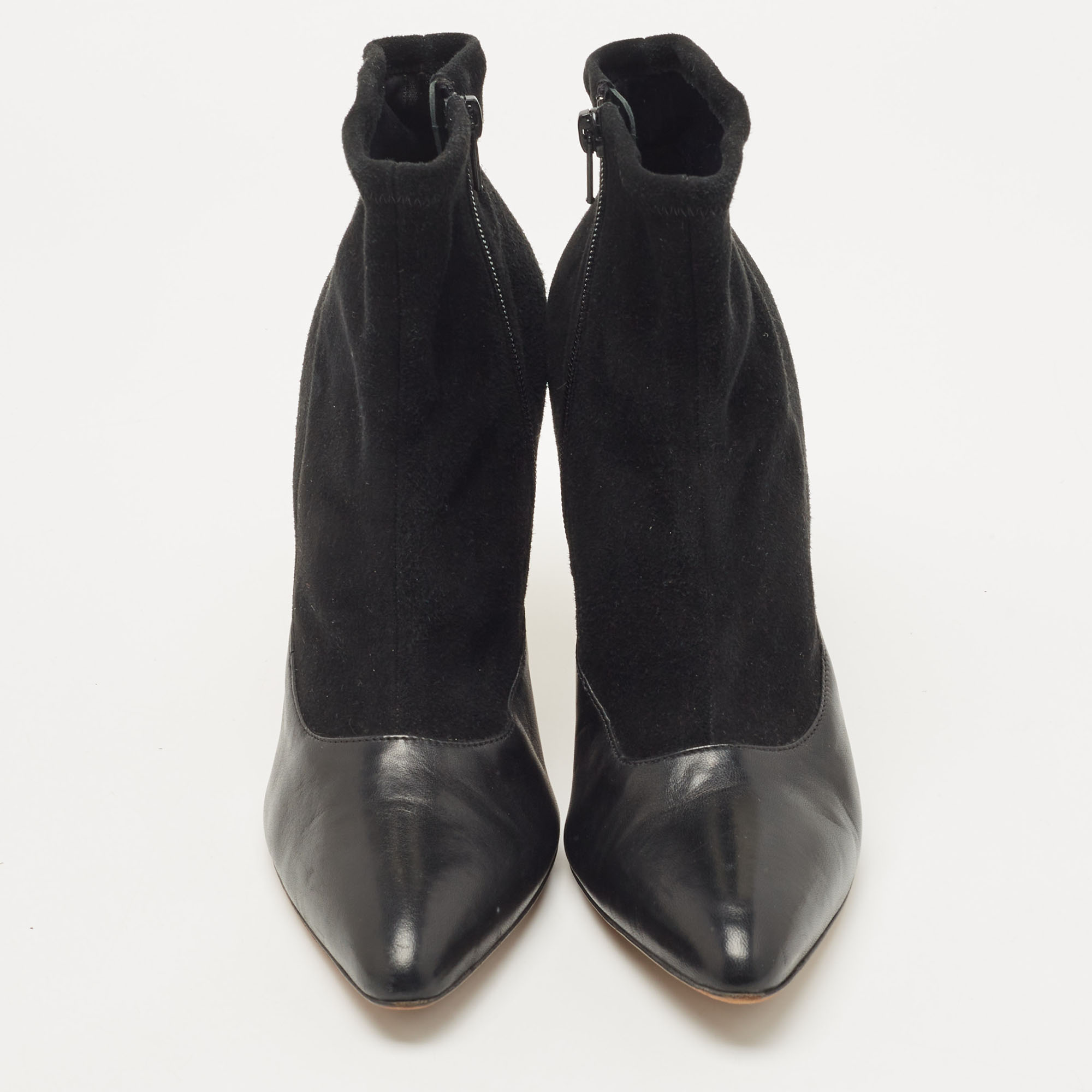 Givenchy Black Suede Ankle Boots Size 40
