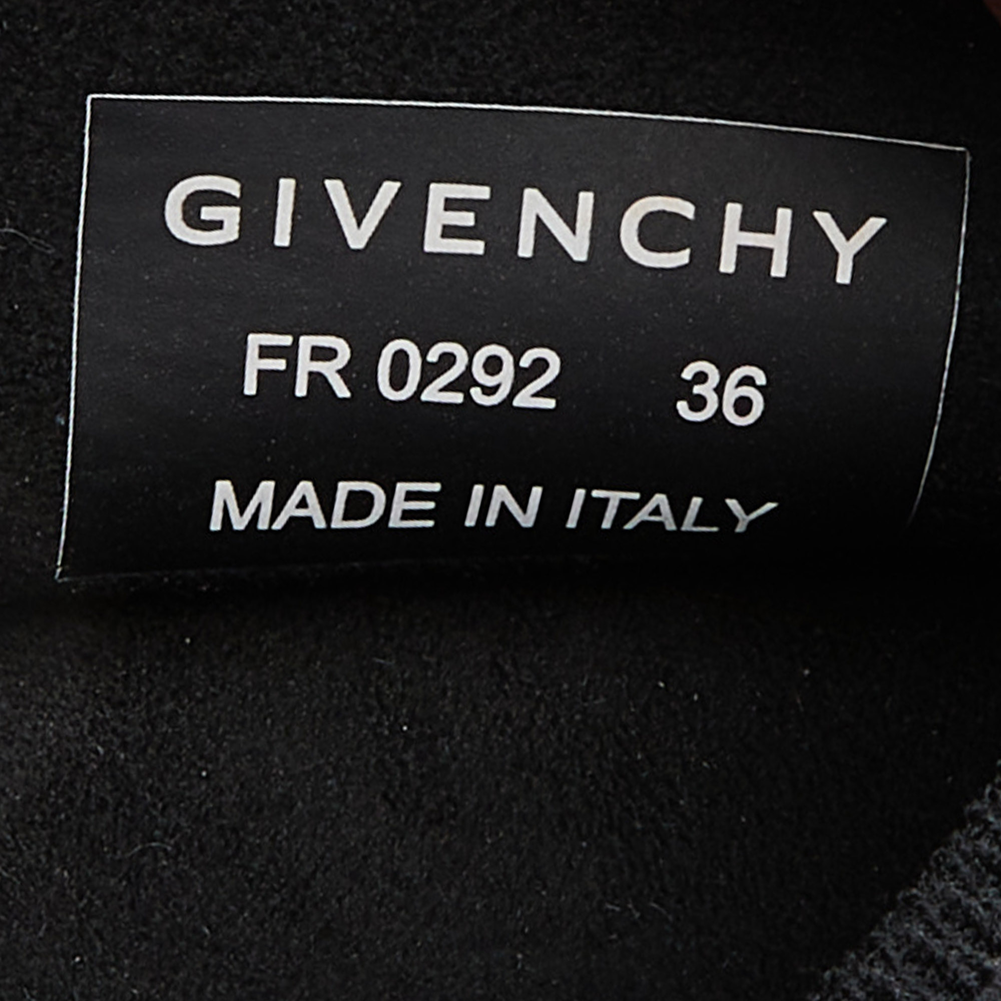 Givenchy Black Stretch Knit TK-360 Sneakers Size 36