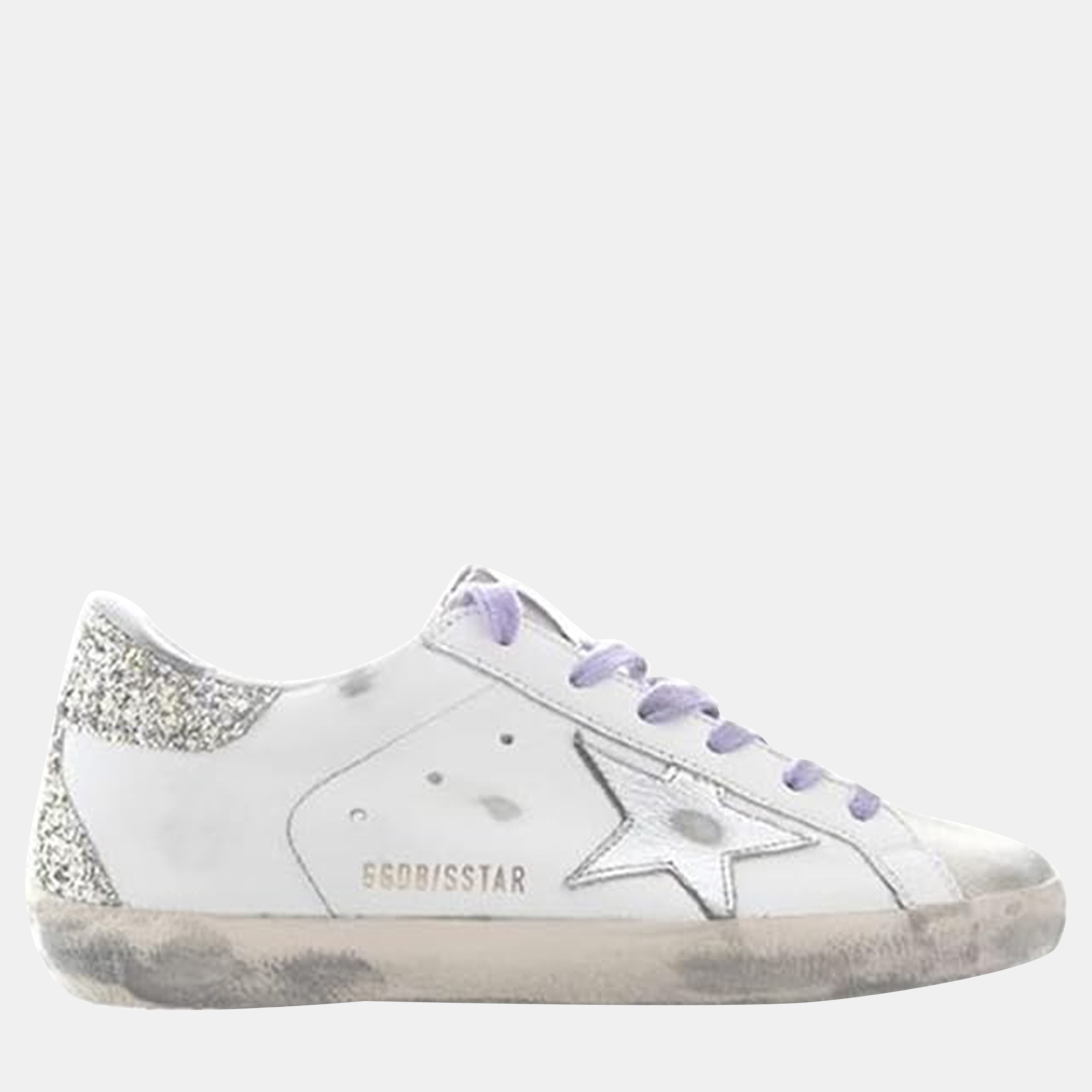 Golden Goose Silver Leather Sneaker